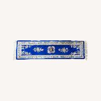 Chinese Hand-Knotted Wool Floral Rug