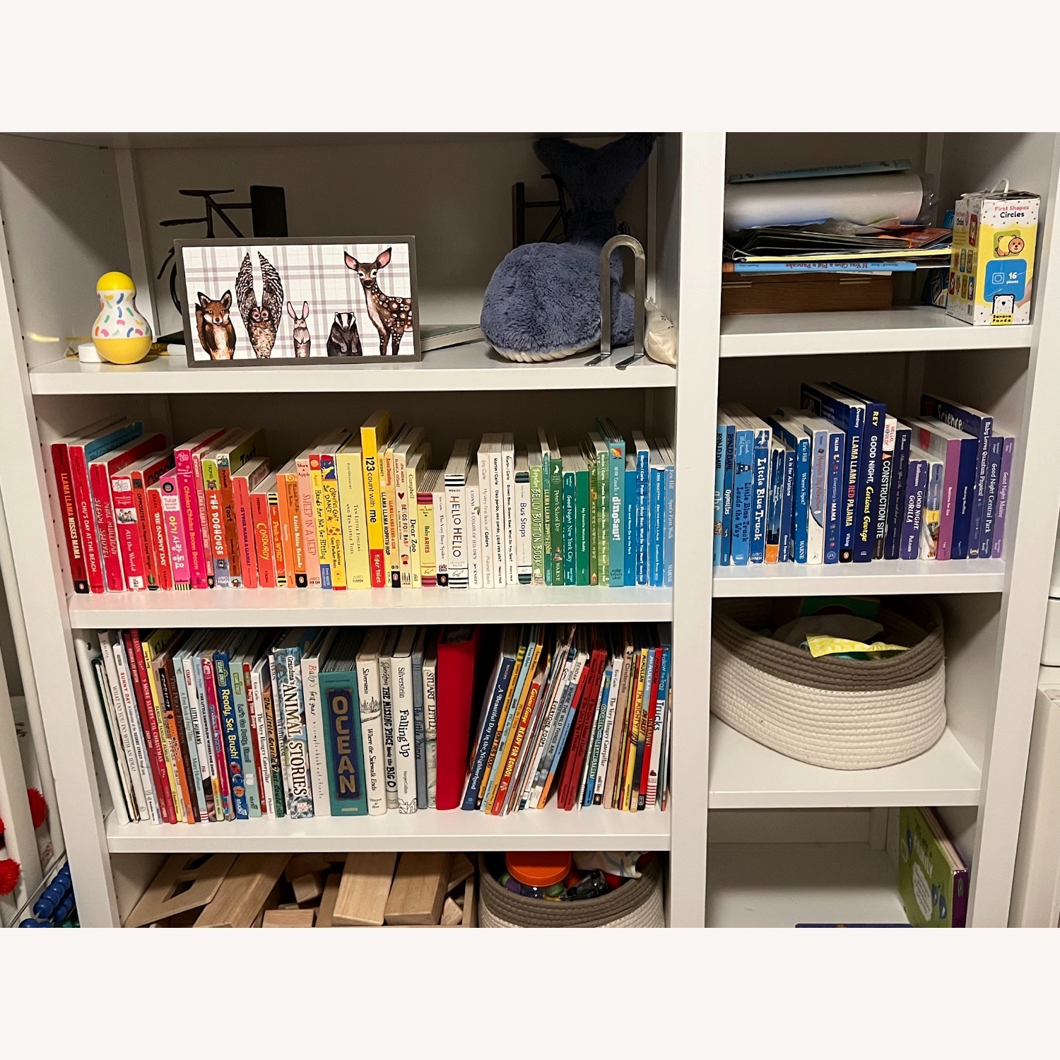 Room & Board Woodwind 48" Wide Bookcase White - image-2