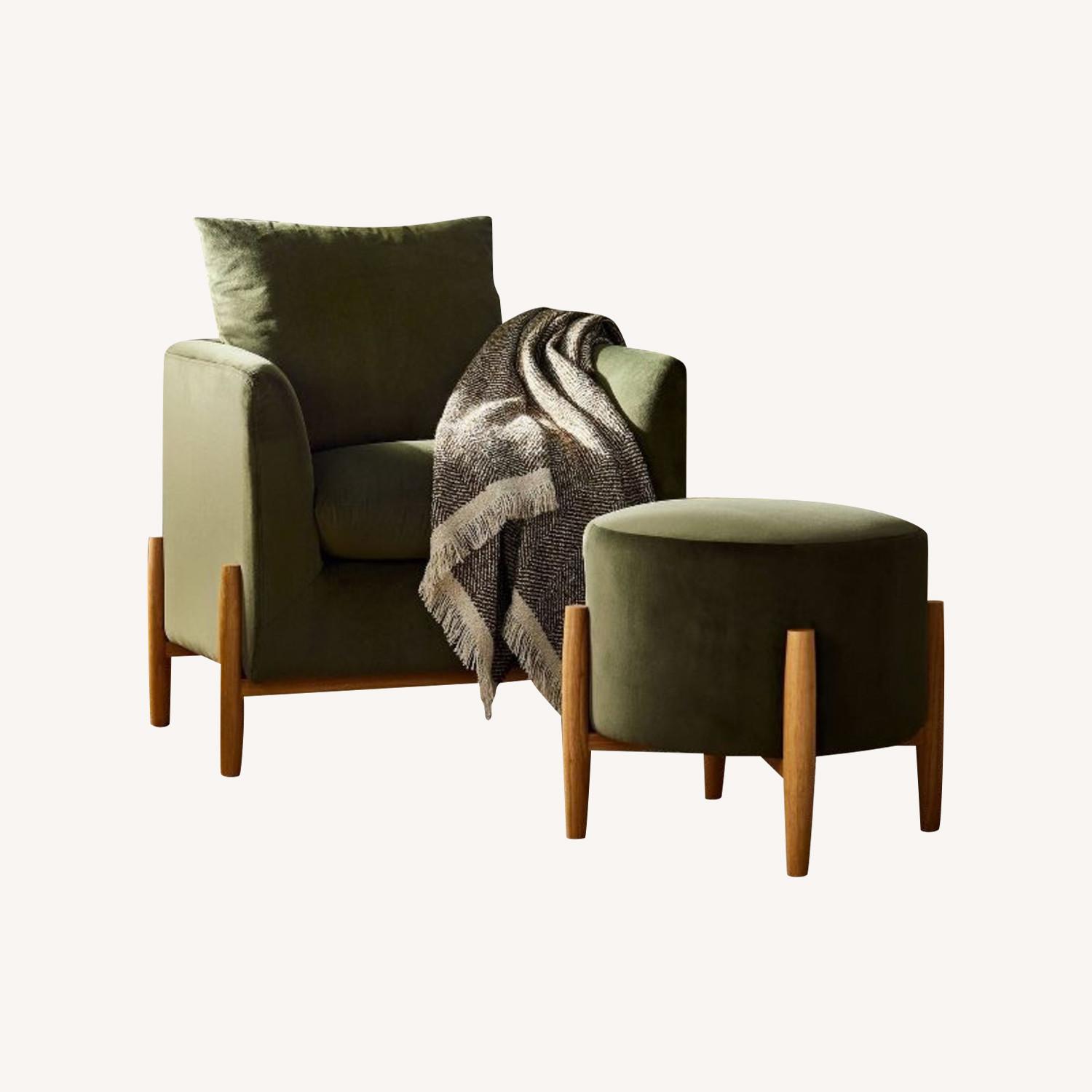 Studio McGee Chair and Ottoman Set - image-0