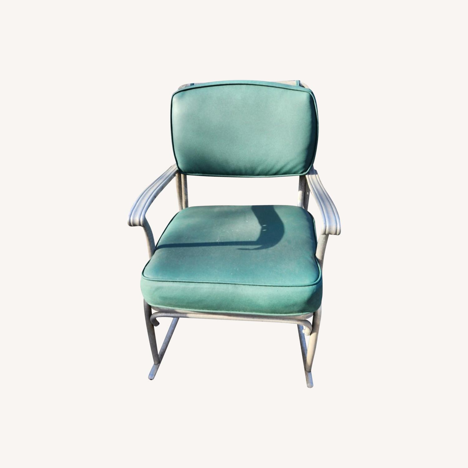 1950 Vintage Reclining Glider Patio Furniture Set - image-20