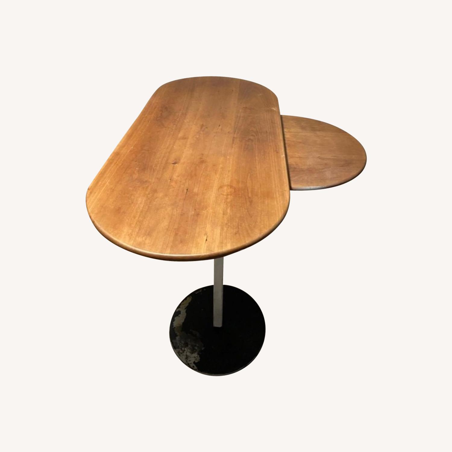 Teak Bar Counter Height Dining Table - image-0