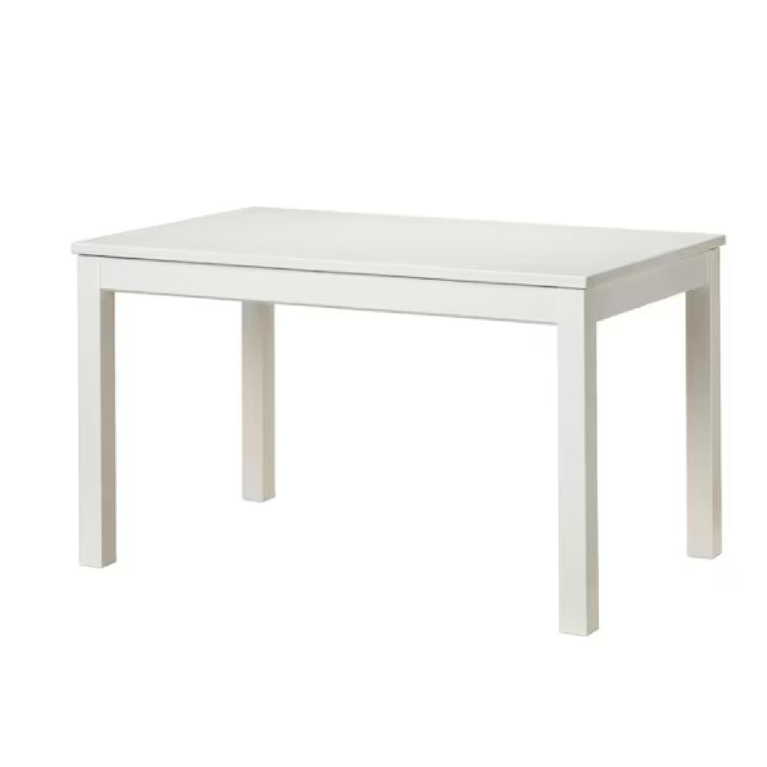 IKEA Extendable White Dining Table - image-4