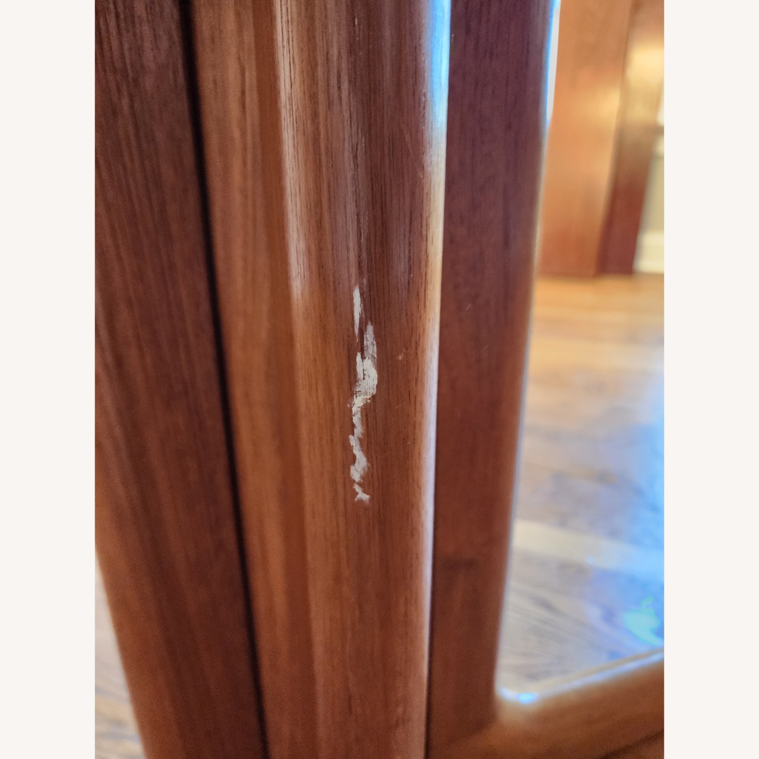 Midcentury Danish Dining Table W 2 Extensions - image-8