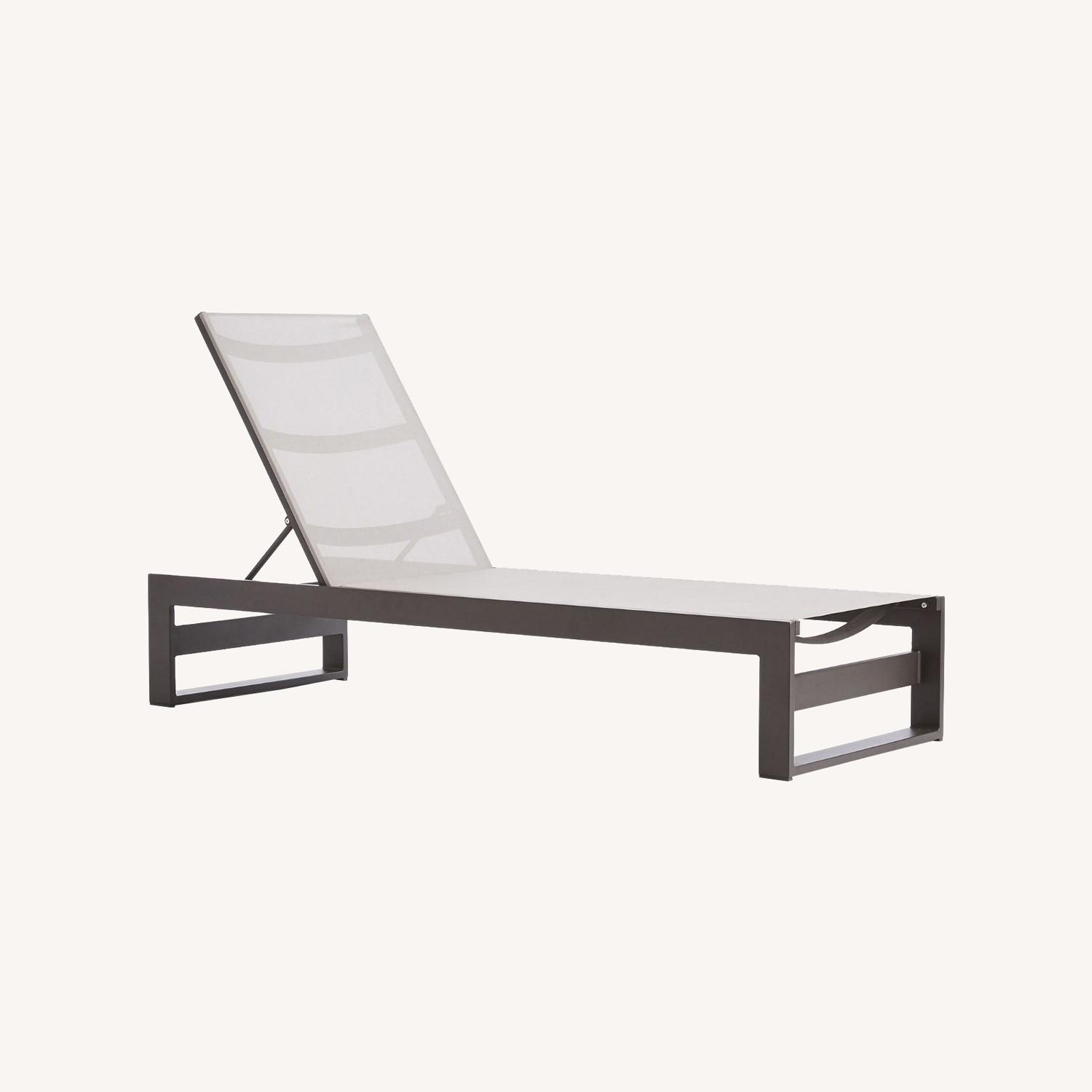 Portside Aluminum Outdoor Chaise Lounge - Thumbnail 3