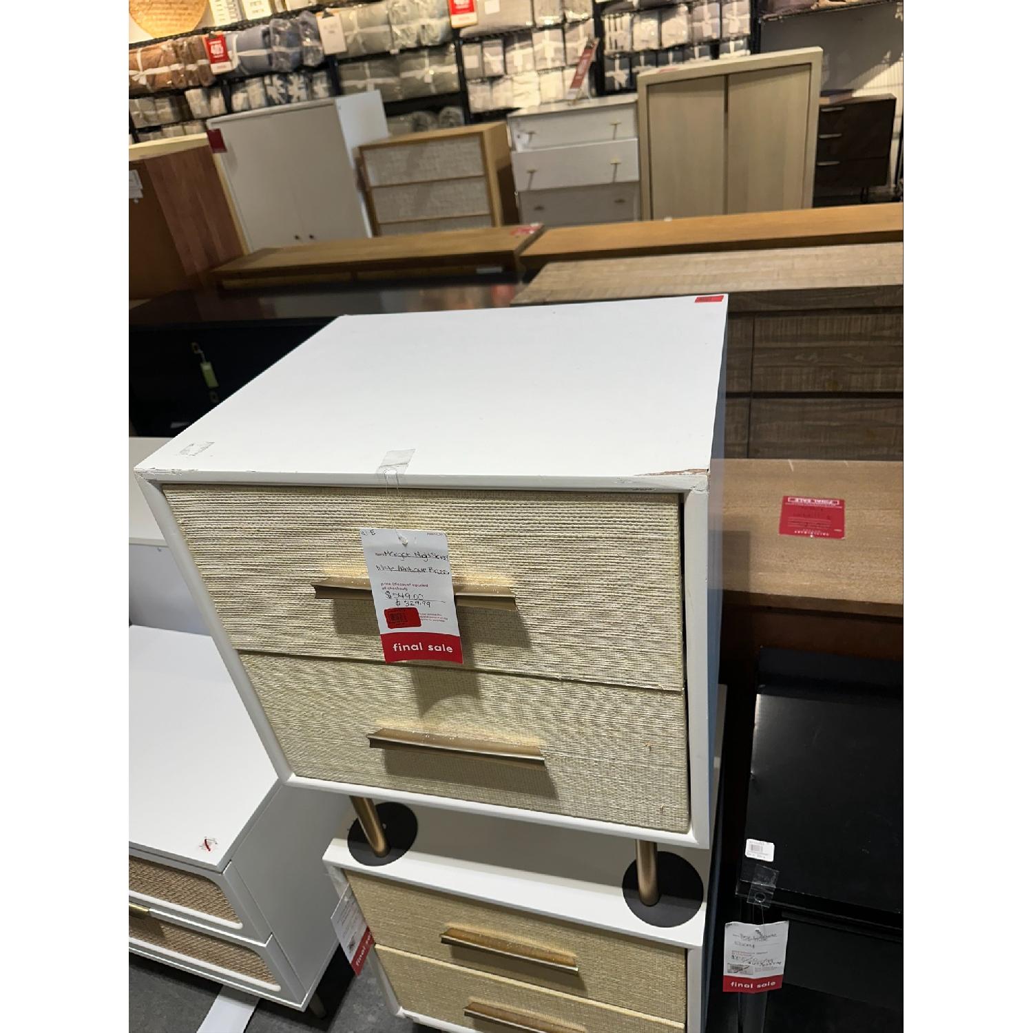 West Elm Margot Raffia Nightstand (20.5") - image-7