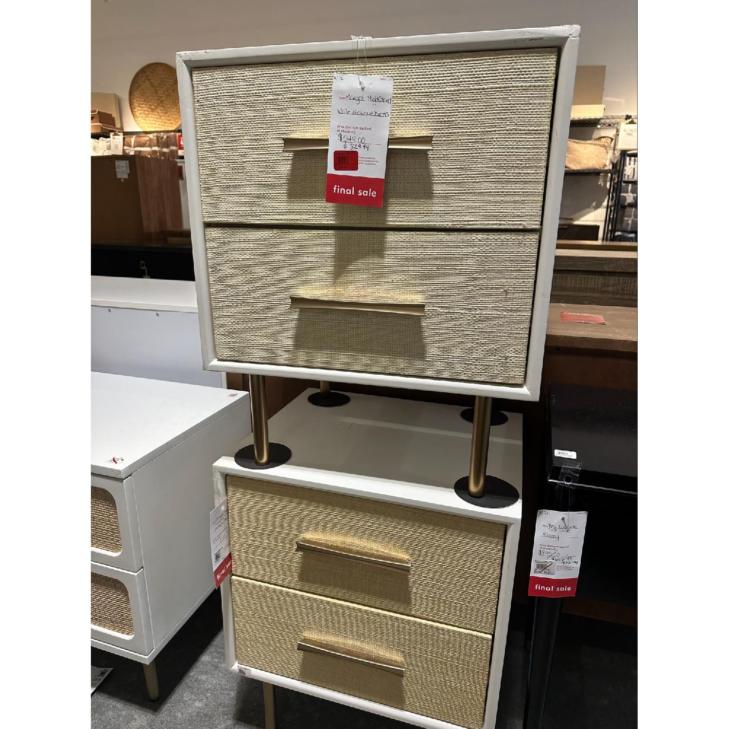 West Elm Margot Raffia Nightstand (20.5") - image-6