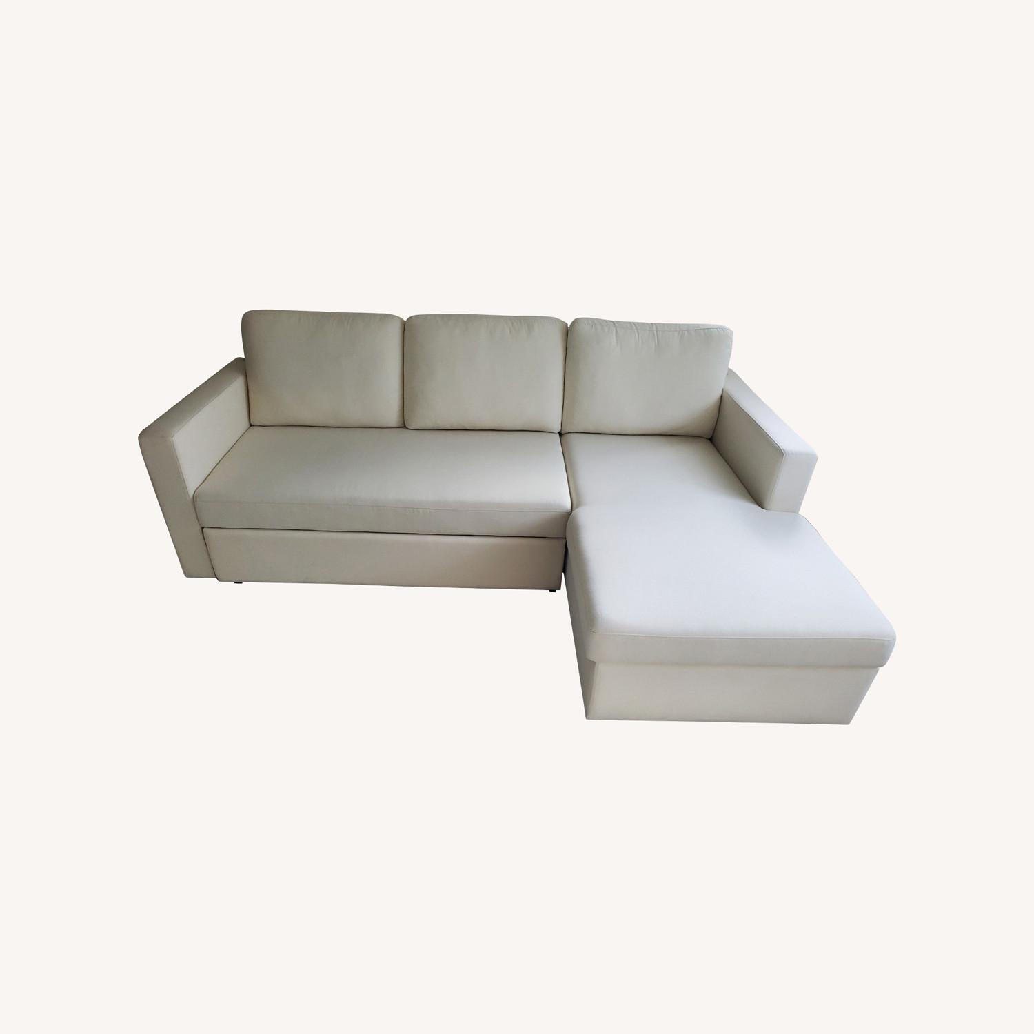 Pottery Barn Sleeper Sofa + Storage Chaise - image-9