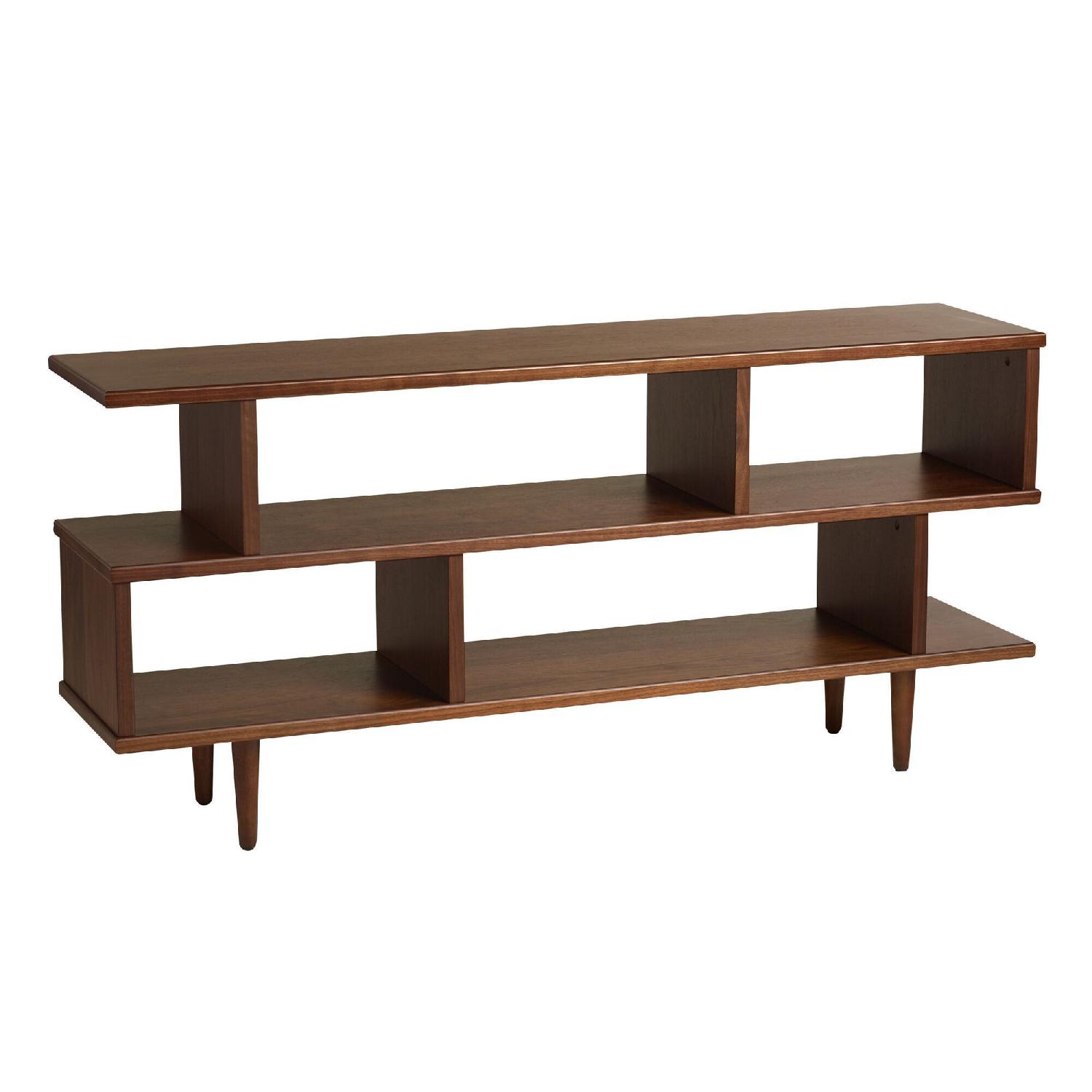 World Market Ashlyn Walnut Brown Wood Bookshelf - image-5