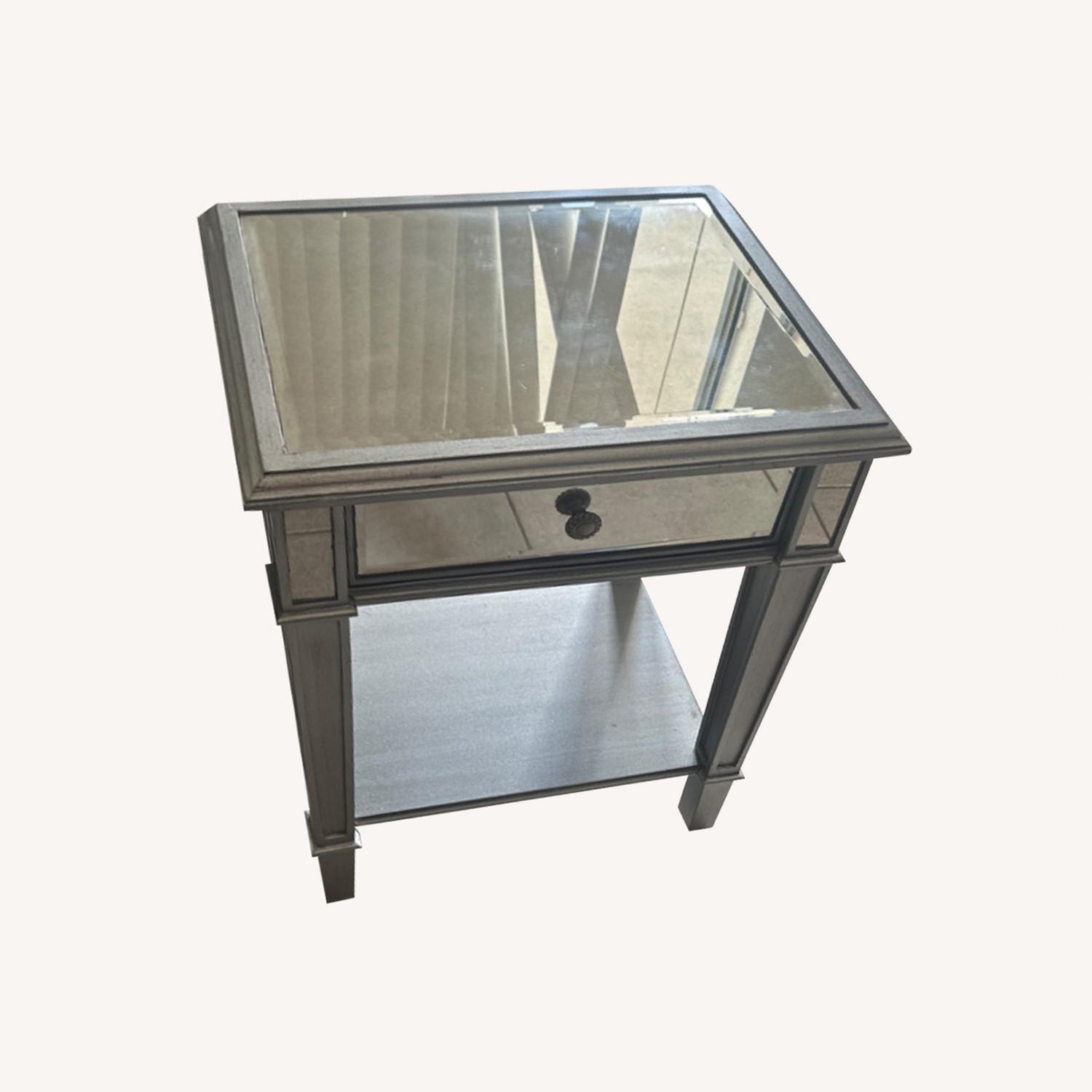 Mirrored Glass End Tables - image-0