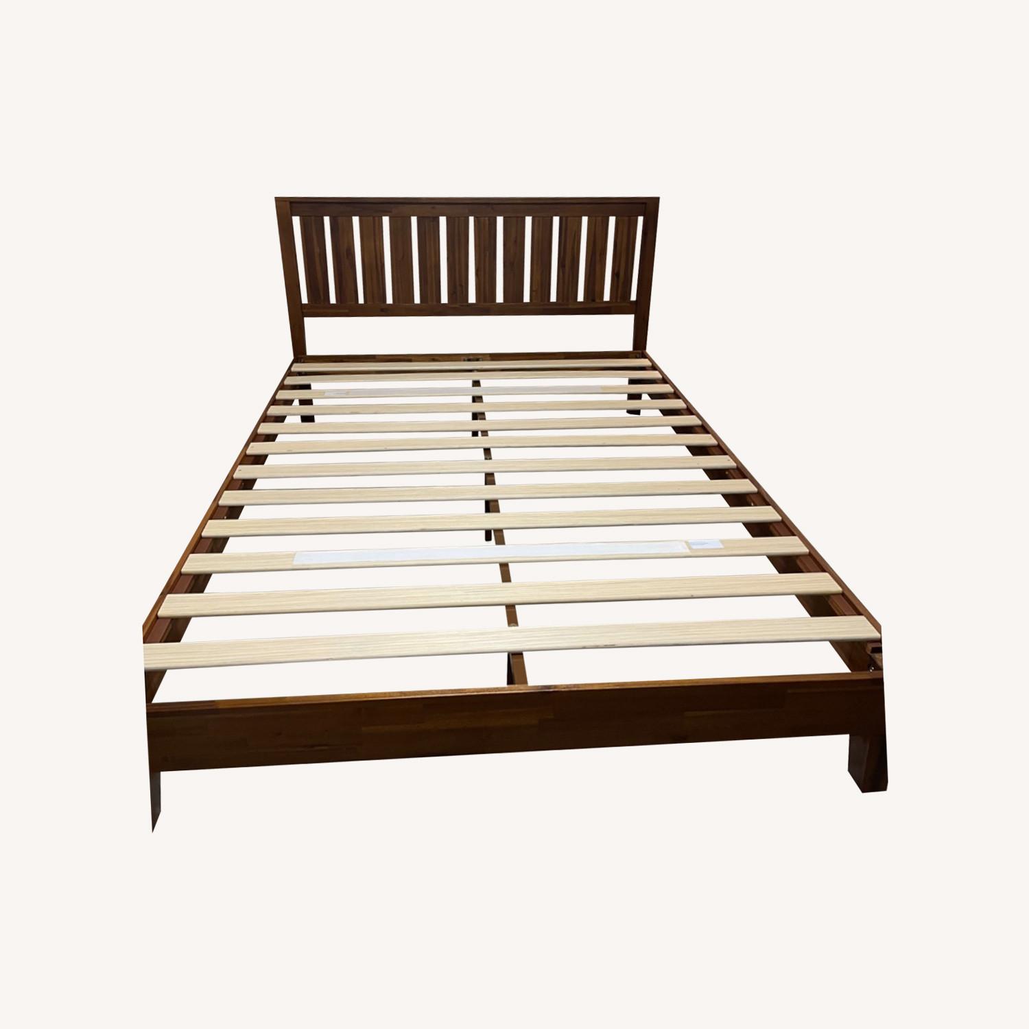 Zinus Vivek Wood Platform Queen Bed - image-0