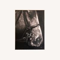 Kalalou Horse Oil Painting Side View