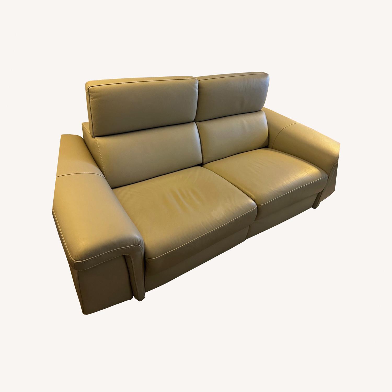 Bloomingdale's Giuseppe Nicoletti Italian Leather Motor Sofa