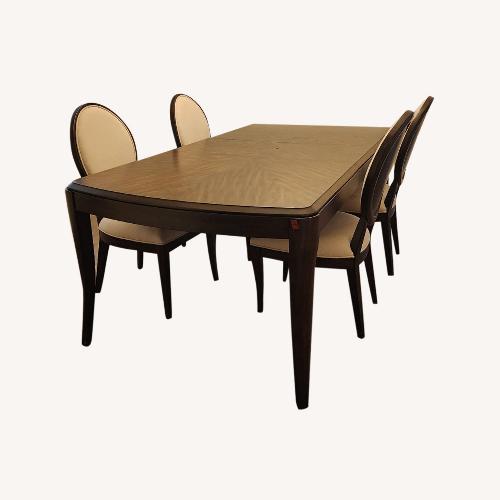 Used Expandable Dining Table with 4 Chairs for sale on AptDeco