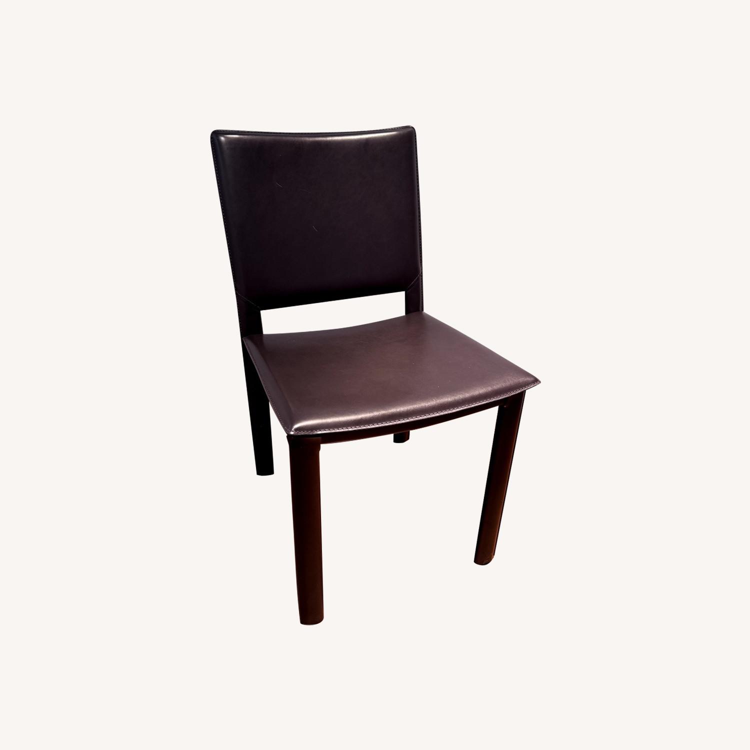 Room & Board Leather Madrid Chairs (Set of 5) - image-0