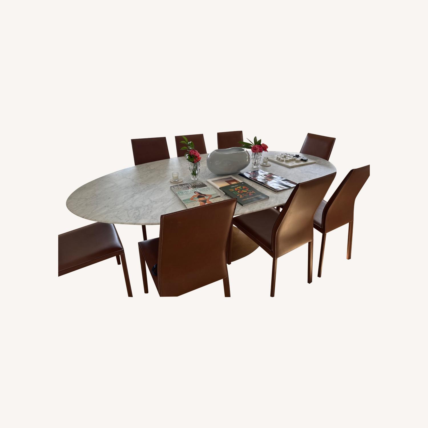 Rebit Stone Tools Table Restoration Hardware Marble Table - AptDeco