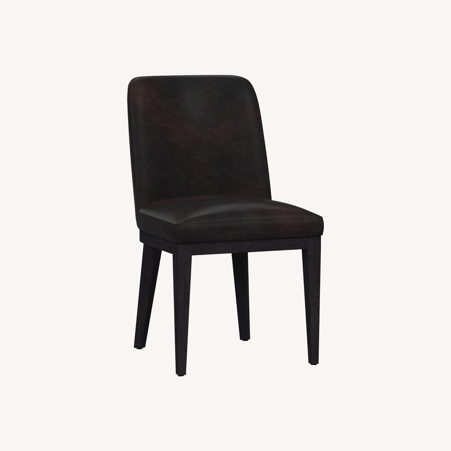 Pottery Barn Layton Leather Dining Chair - image-0