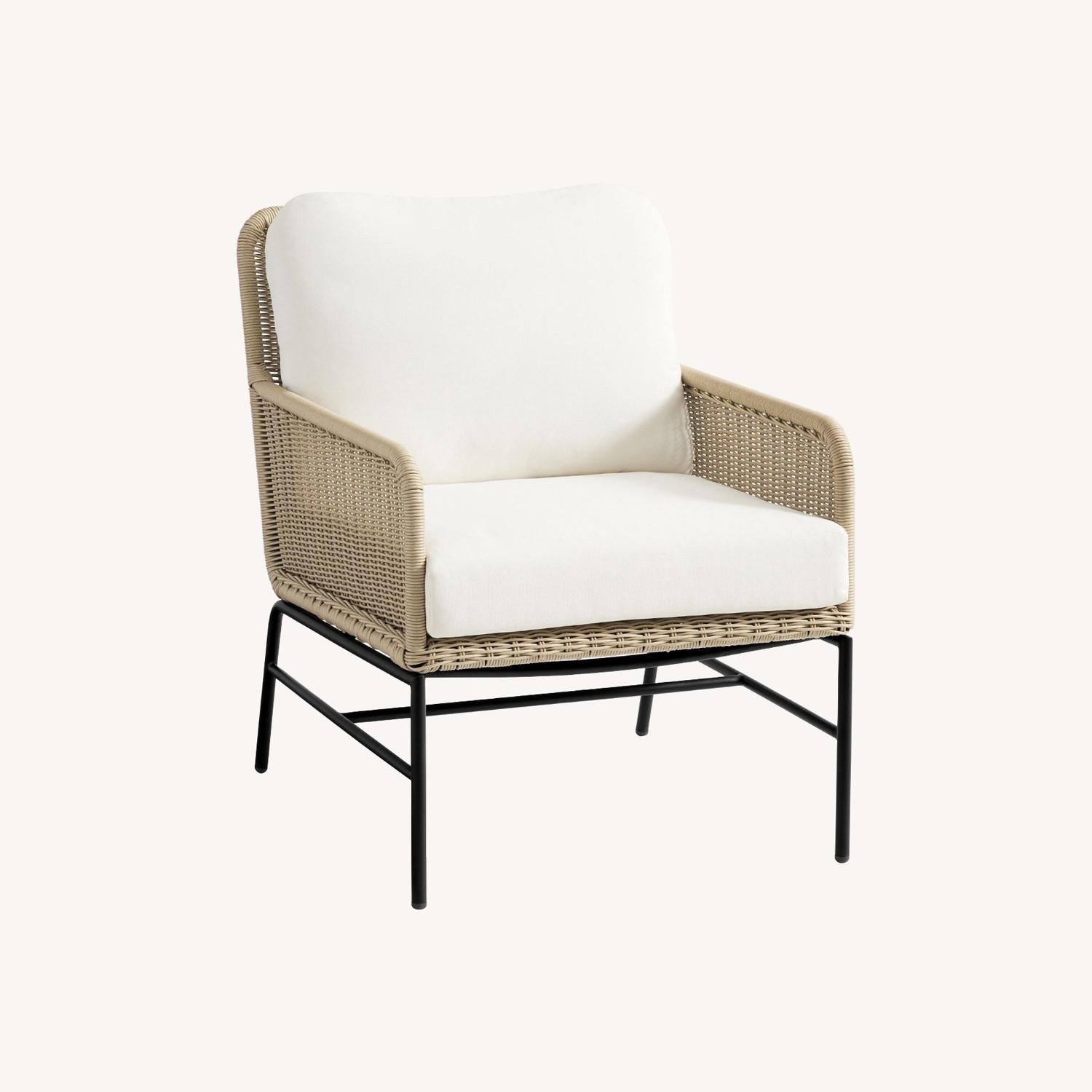 Pottery Barn Tulum Outdoor Lounge Chair - image-0