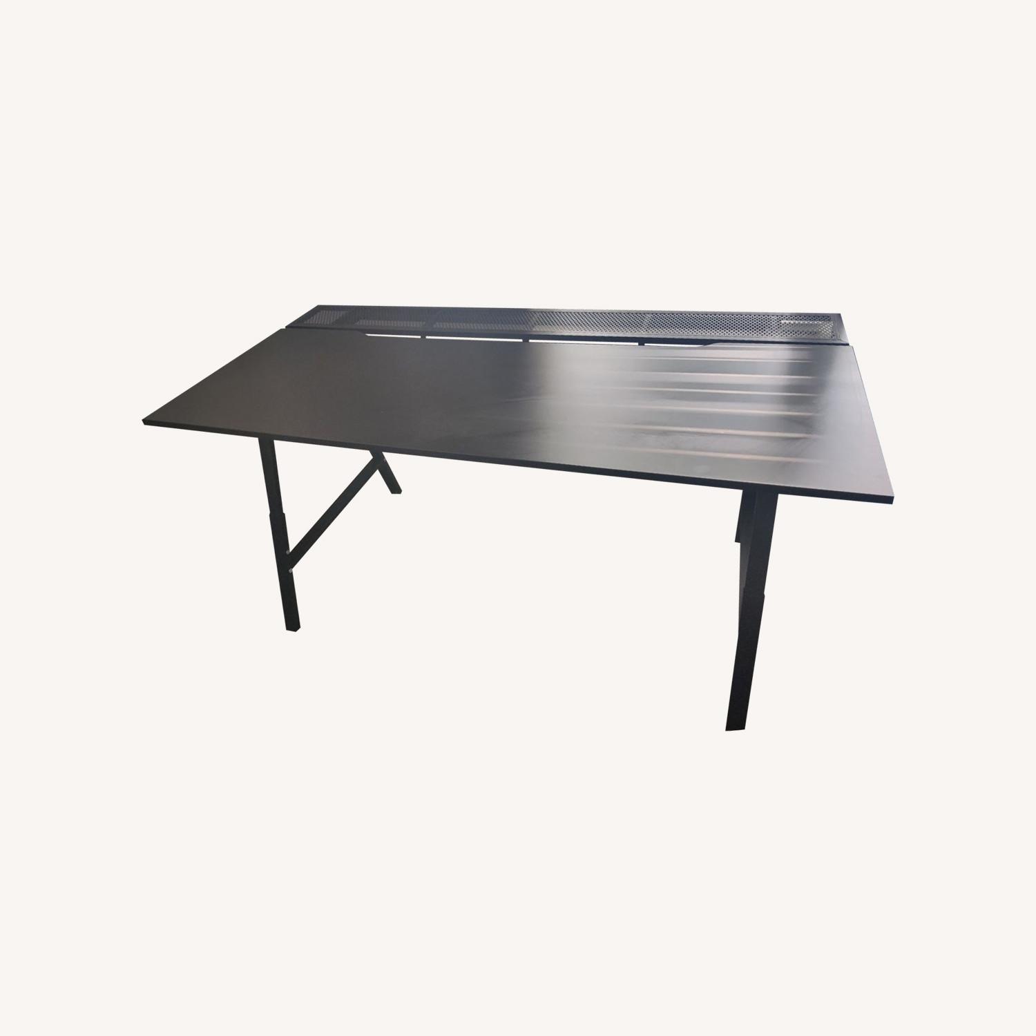 【即お渡し可】IKEA VEBJORN (ヴェビョン) UTESPELARE VEBJÖRN desk, beige, 551/8x235/8