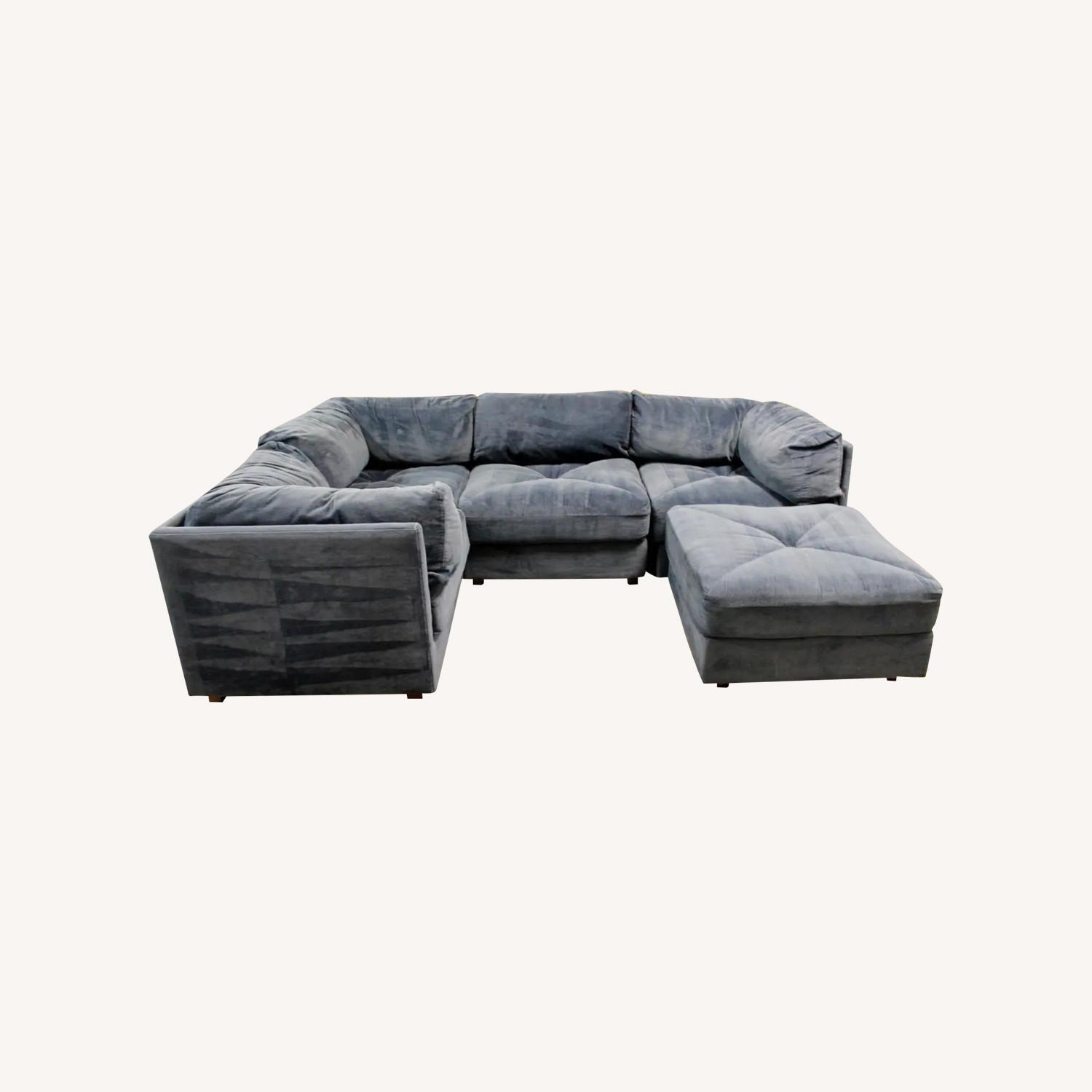 Milo Baughman Conversation Pit Sectional Sofa - image-0