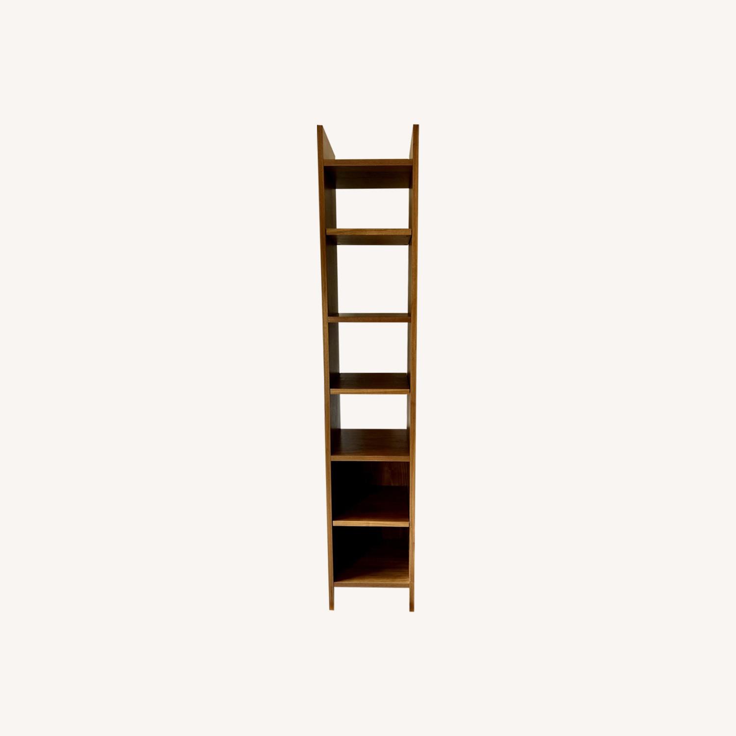 Room & Board Walnut Slim Bookcase - image-0