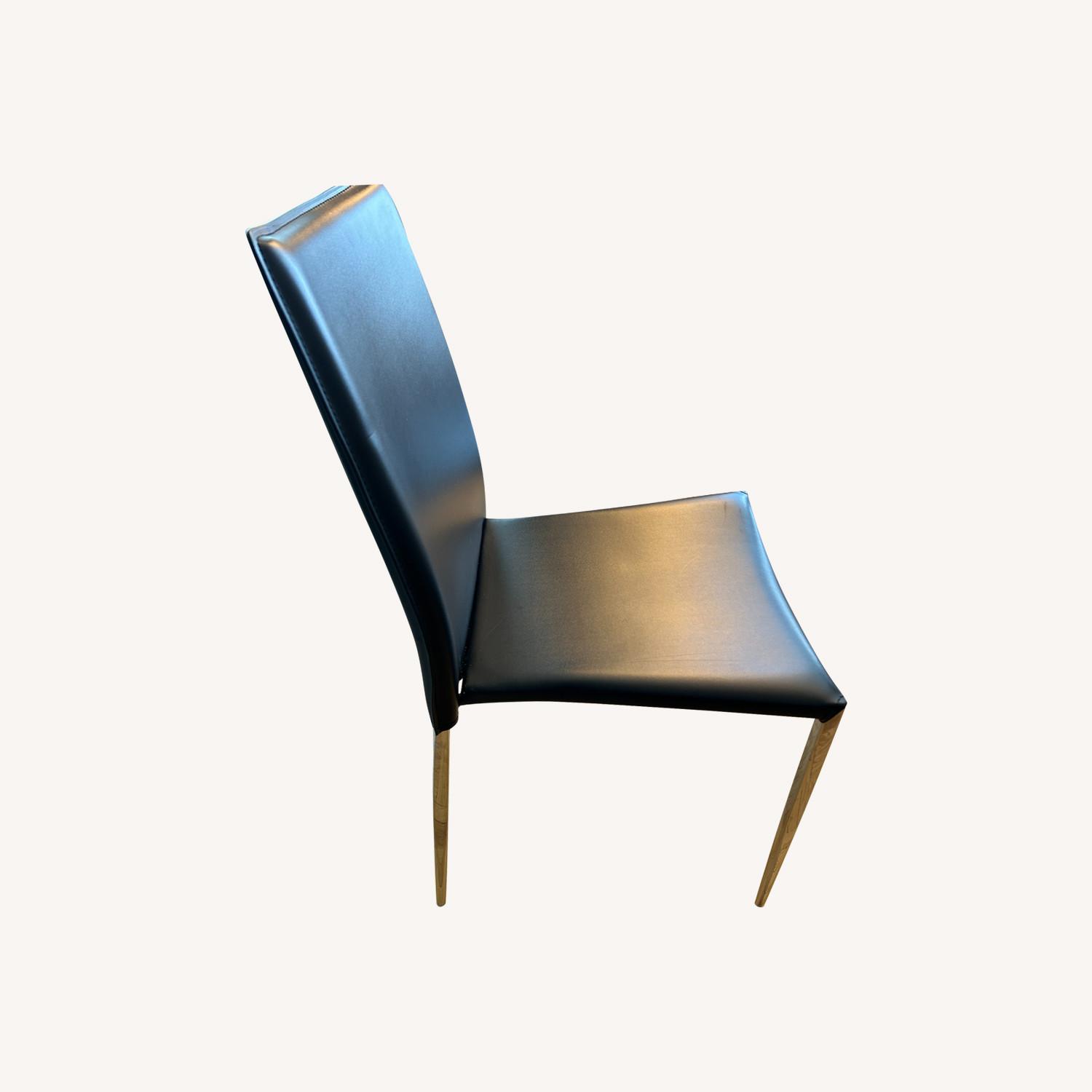 Modani Chair Modani Bellagio 4 Chair Set in Black - AptDeco