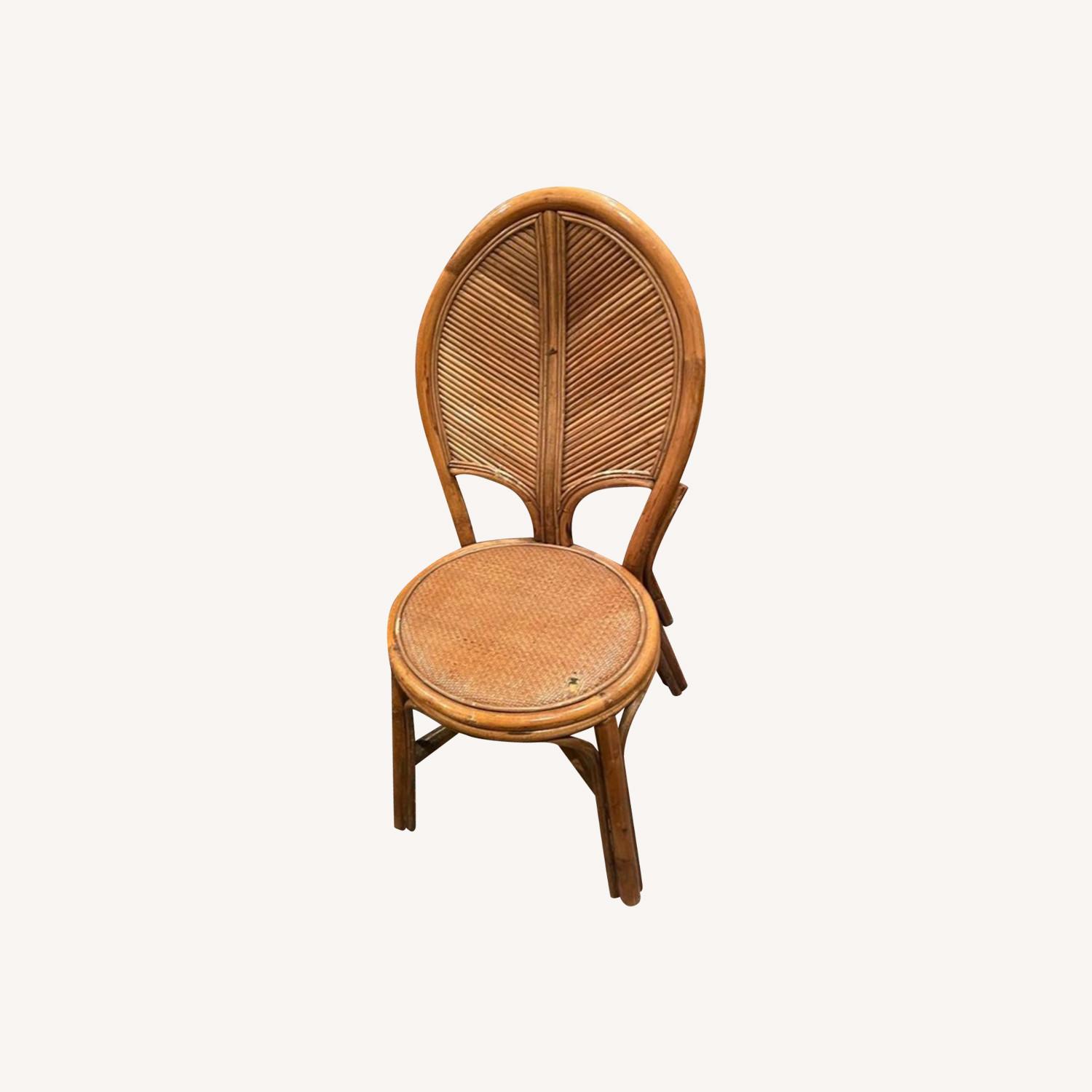 Vintage Rattan Dining Chairs - image-0