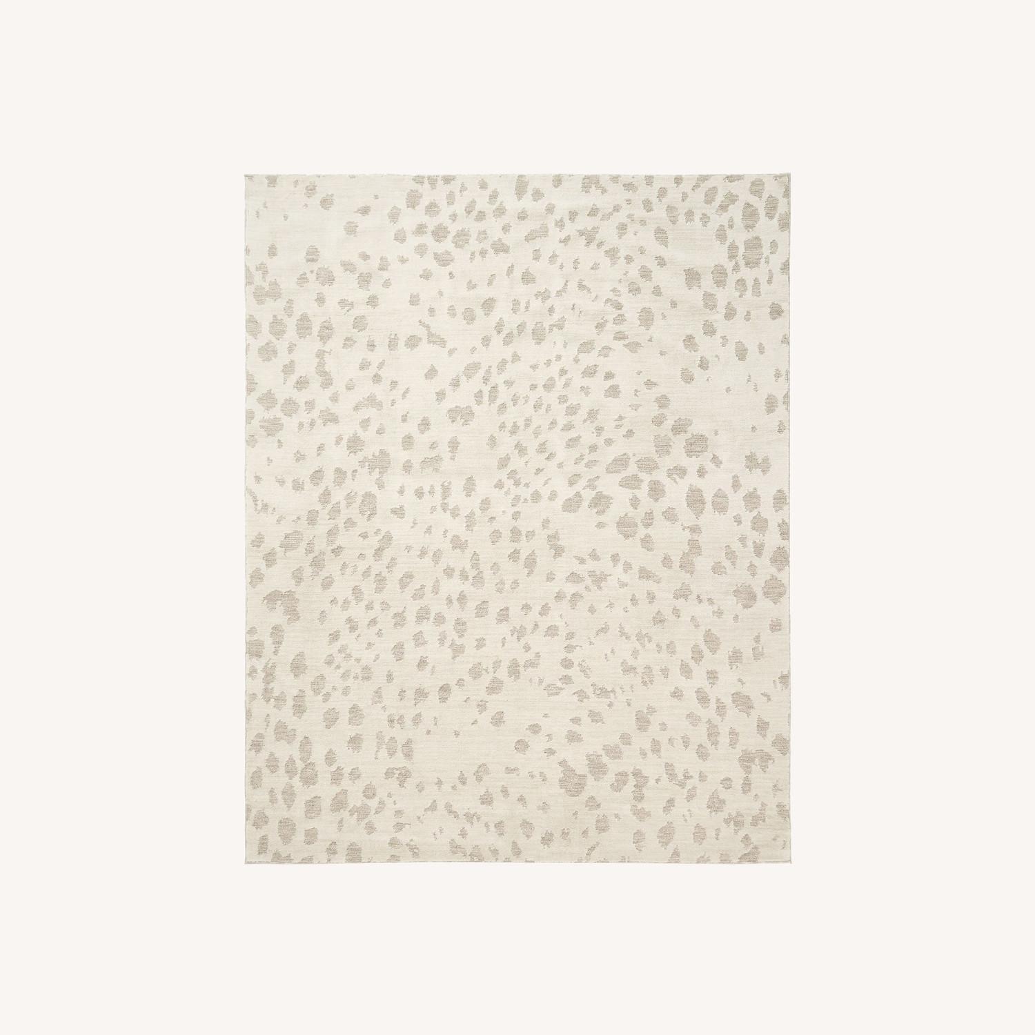 West Elm Abstract Animal Print Rug - AptDeco