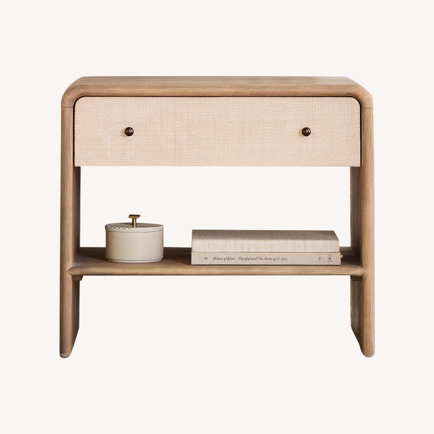 West Elm Modern Waterfall Nightstand (26") - image-0