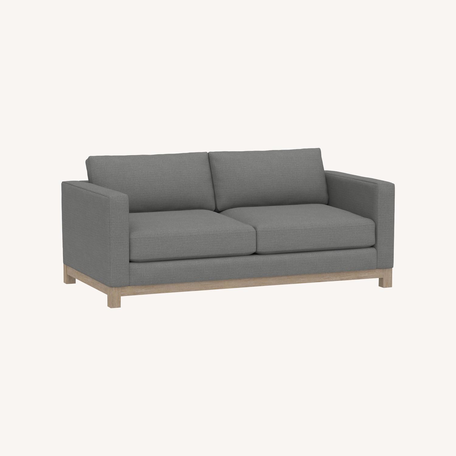 Pottery Barn Jake Upholstered Sofa with Seadrift - image-0