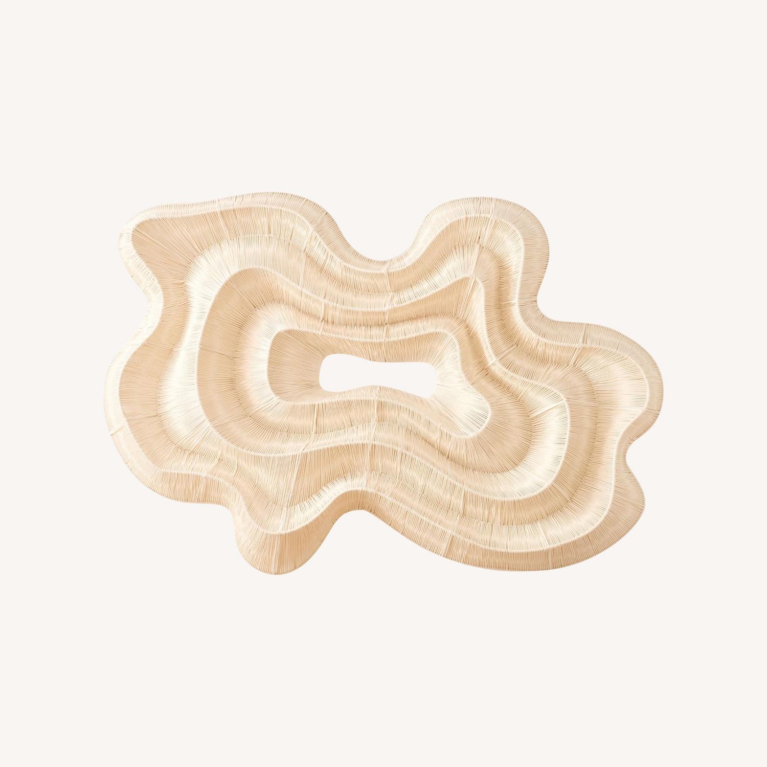 West Elm Geode Fiber Natural Dimensional Wall Art - image-0