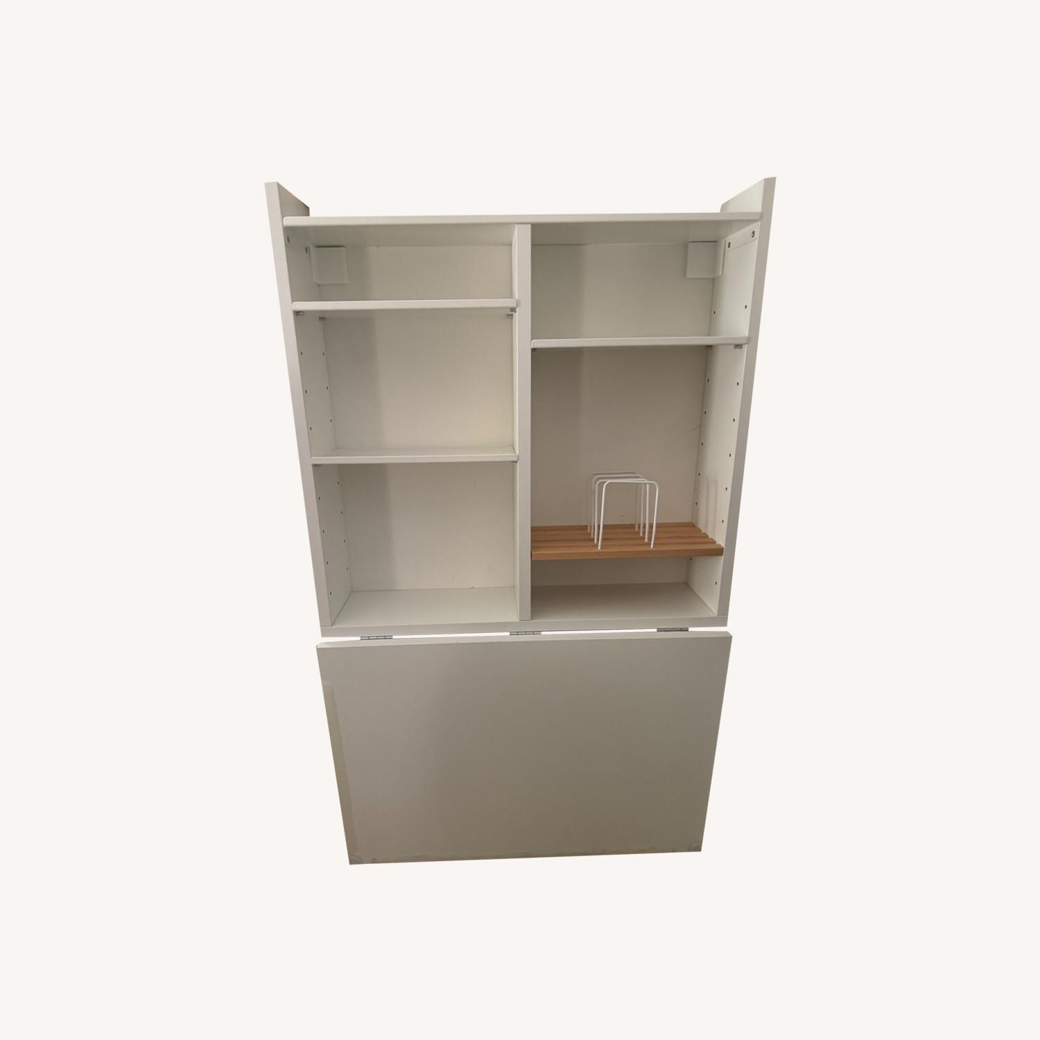 IKEA Wall Mounted Desk and Wall Storage - image-0