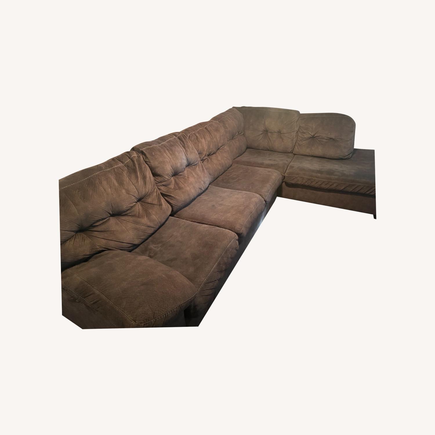 Cambridge Street Brown Sectional - image-0