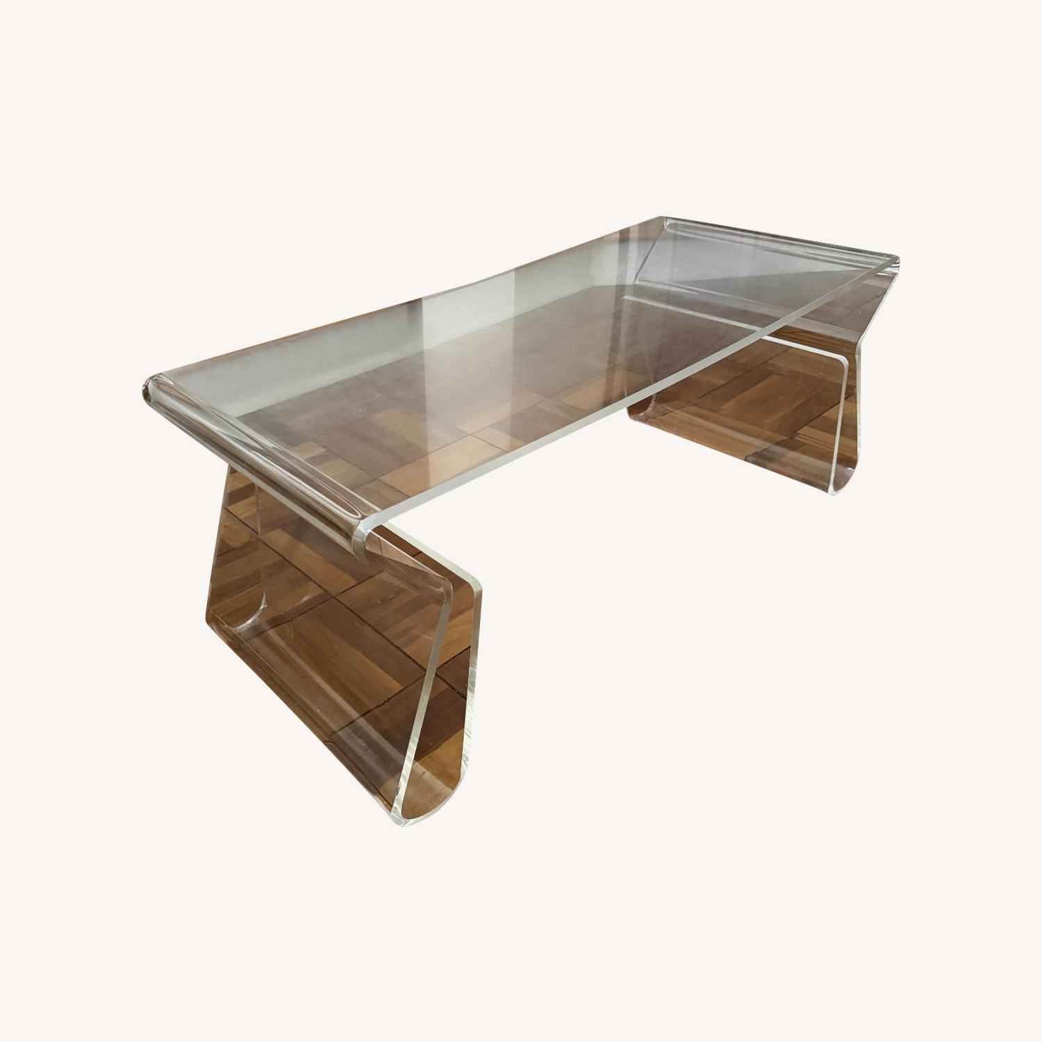 Clear Perspex Table - image-0