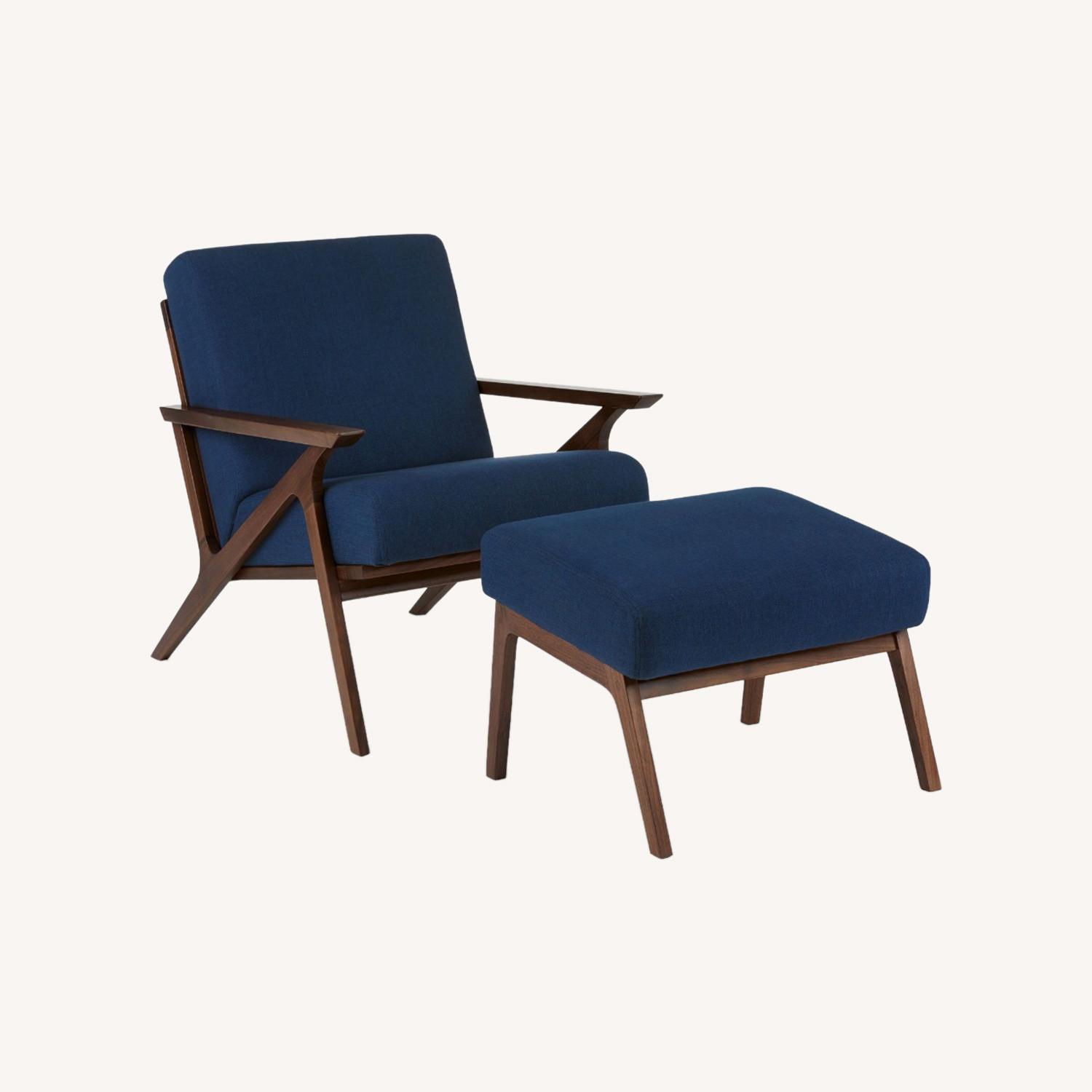Article Otio Mid-Century Modern Lounge Chair and Ottoman - image-0