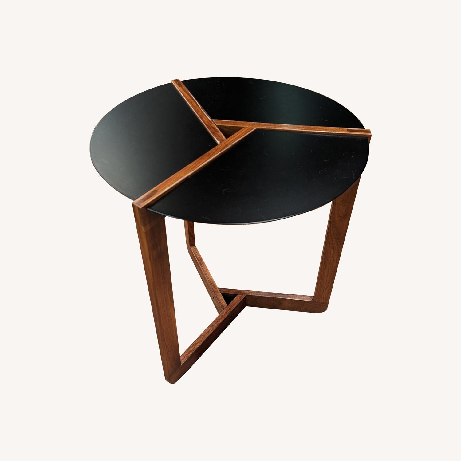 Blu Dot Pi Large Side Table Black Walnut - image-0