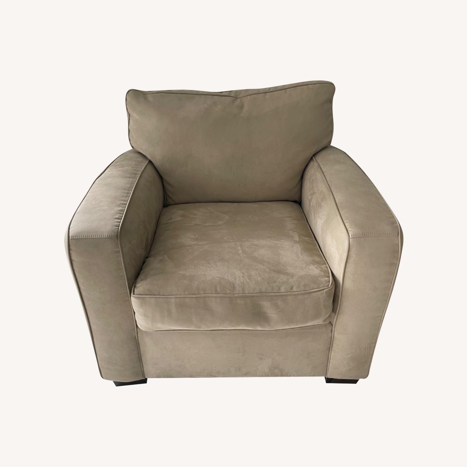 Bloomingdale's Suede Like Armchair - image-6