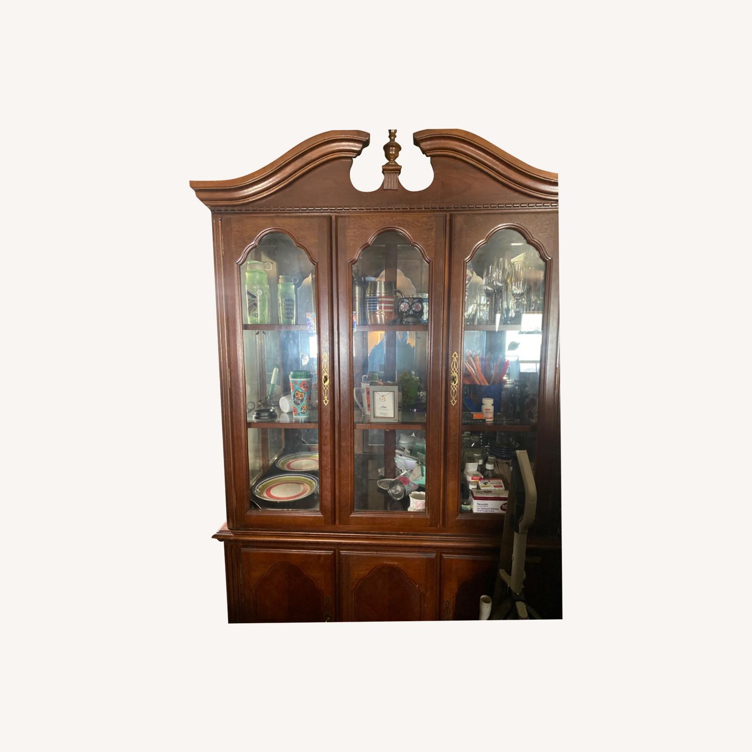 Cherry Wood Hutch - image-0
