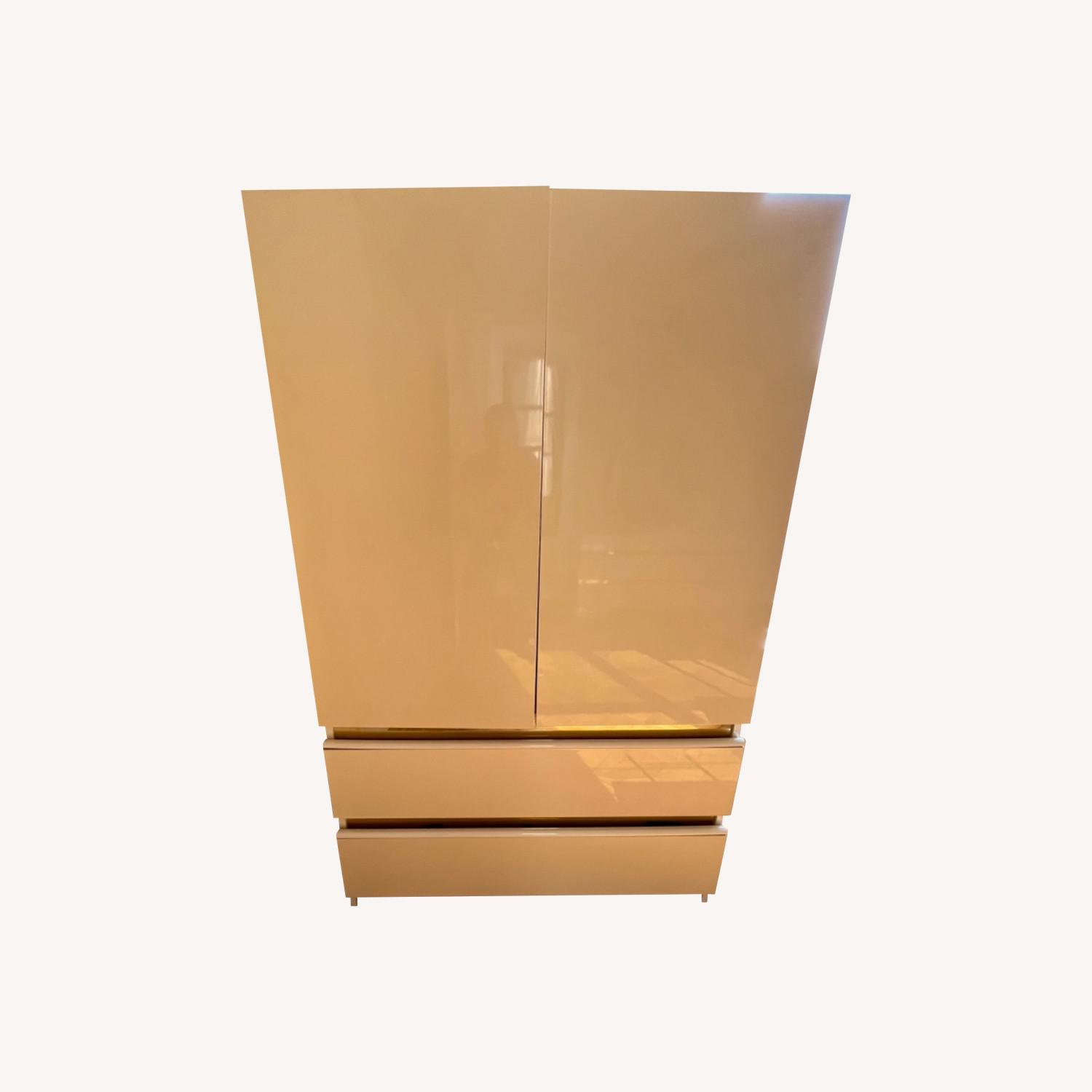 Vintage Italian Lacquer Armoire - image-0