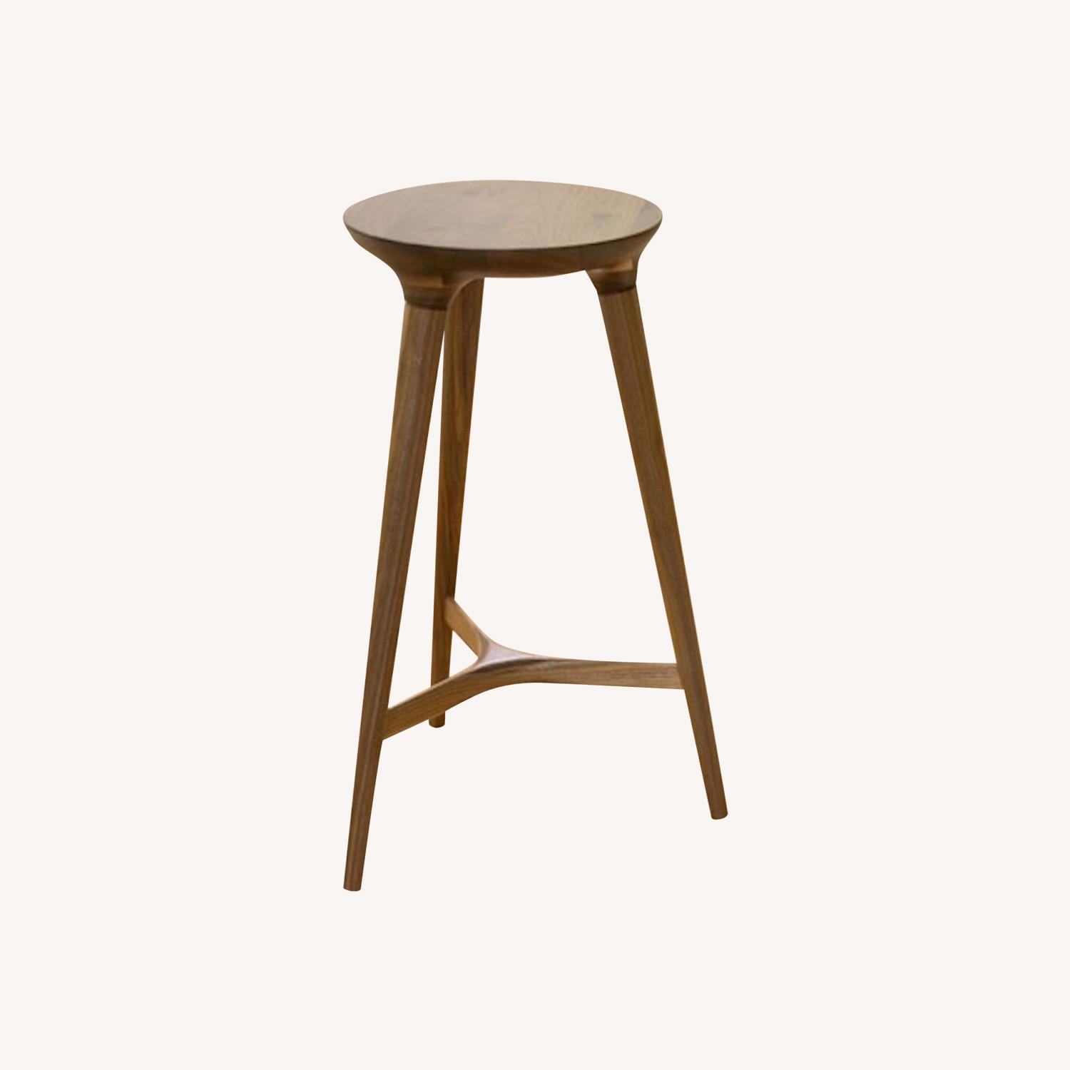 Walnut Counter Stools - image-0