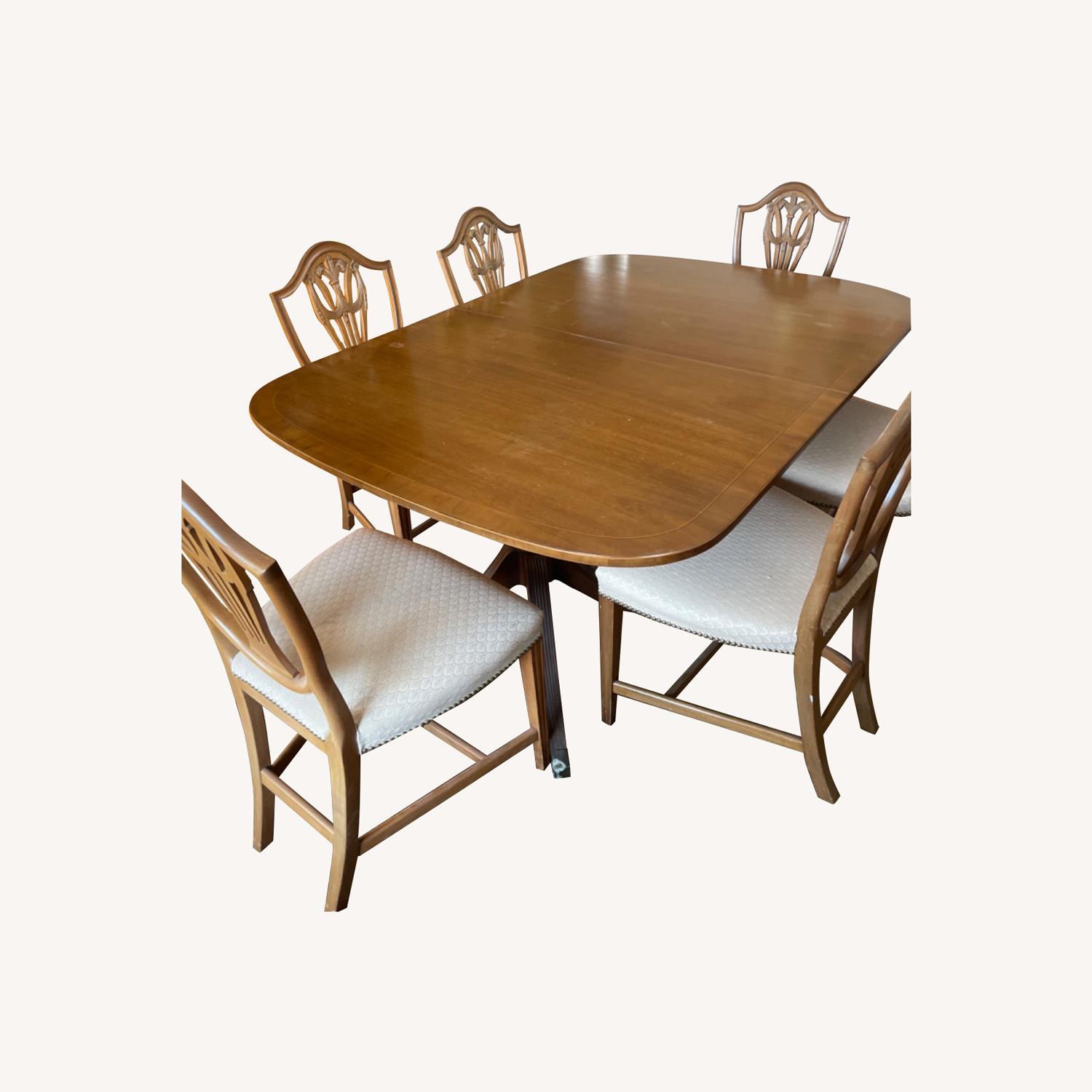 Baker Dining Set Baker Vintage Dining Set - AptDeco