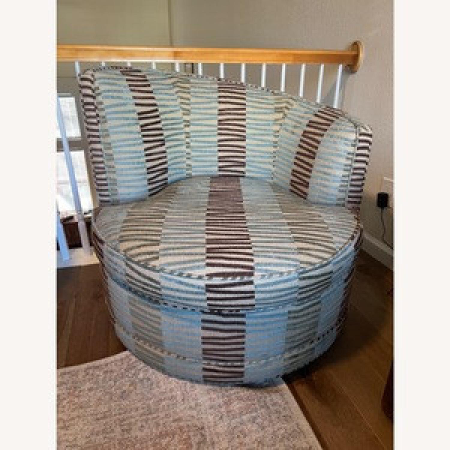 Swaim Inc Swivel Chairs Custom Fabric - image-3