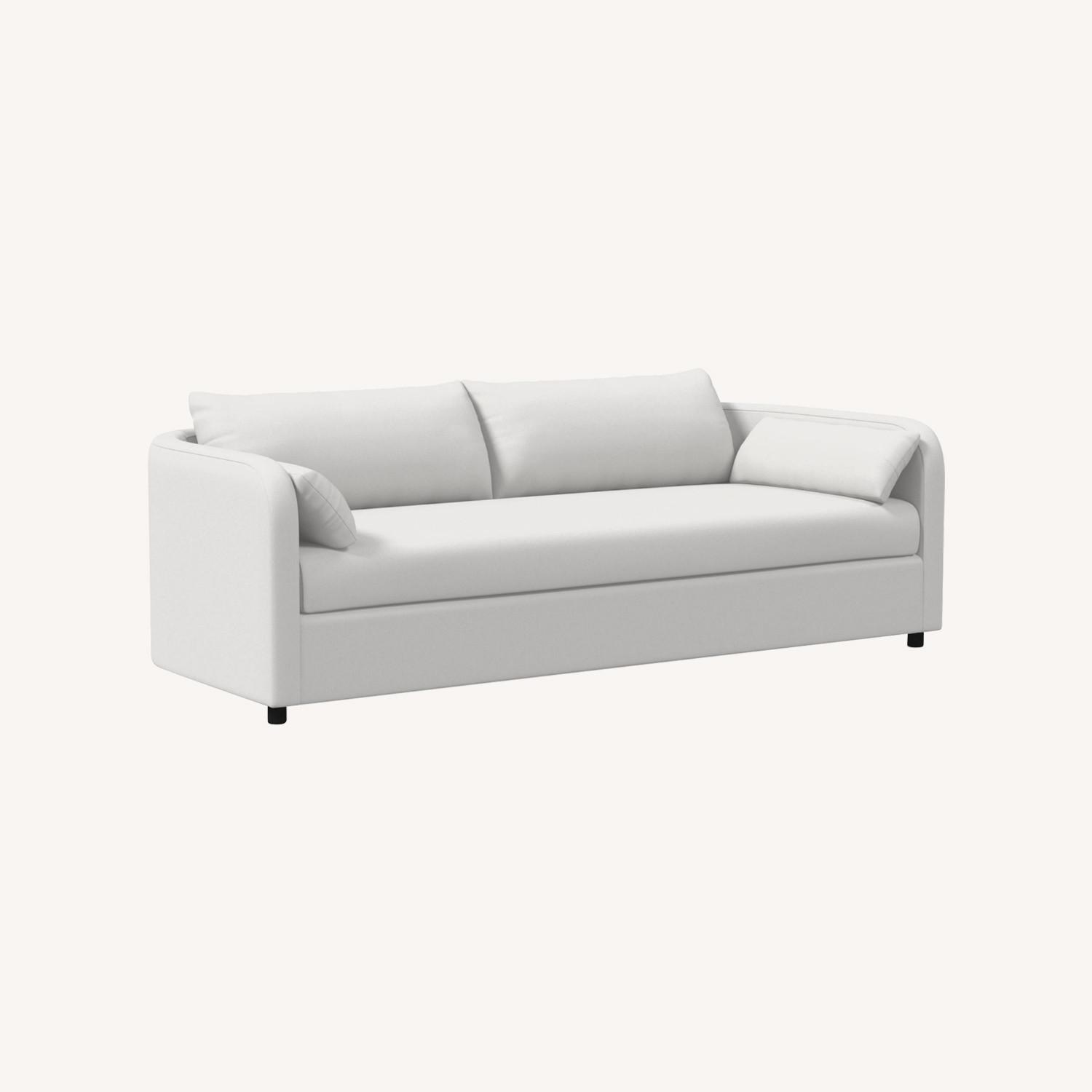 West Elm Bacall Curved Sofa - image-0