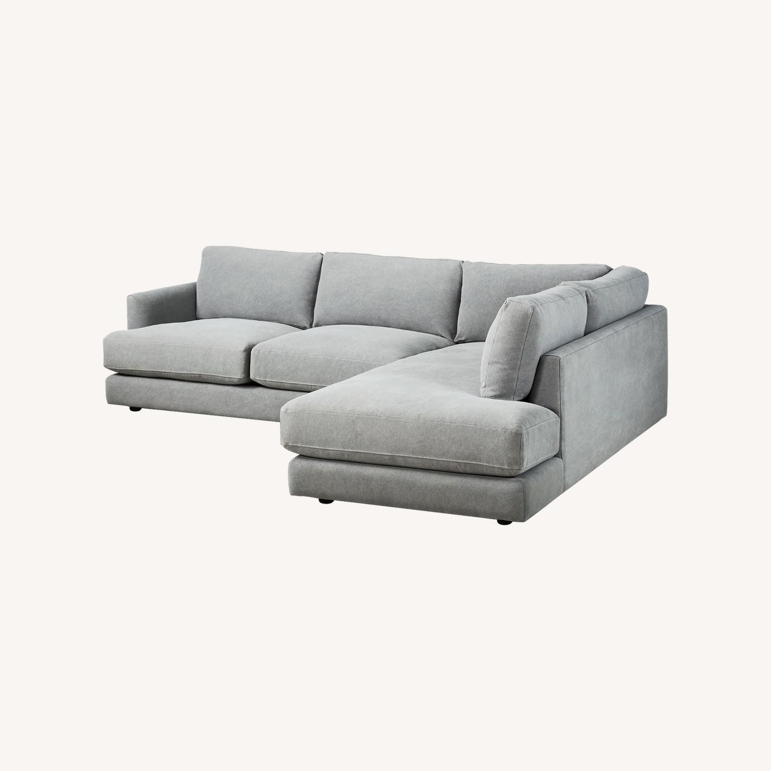 West Elm Haven 106" Bumper Chaise Sectional - image-0