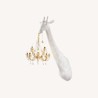 Qeeboo Giraffe in Love Wall Lamp (White)