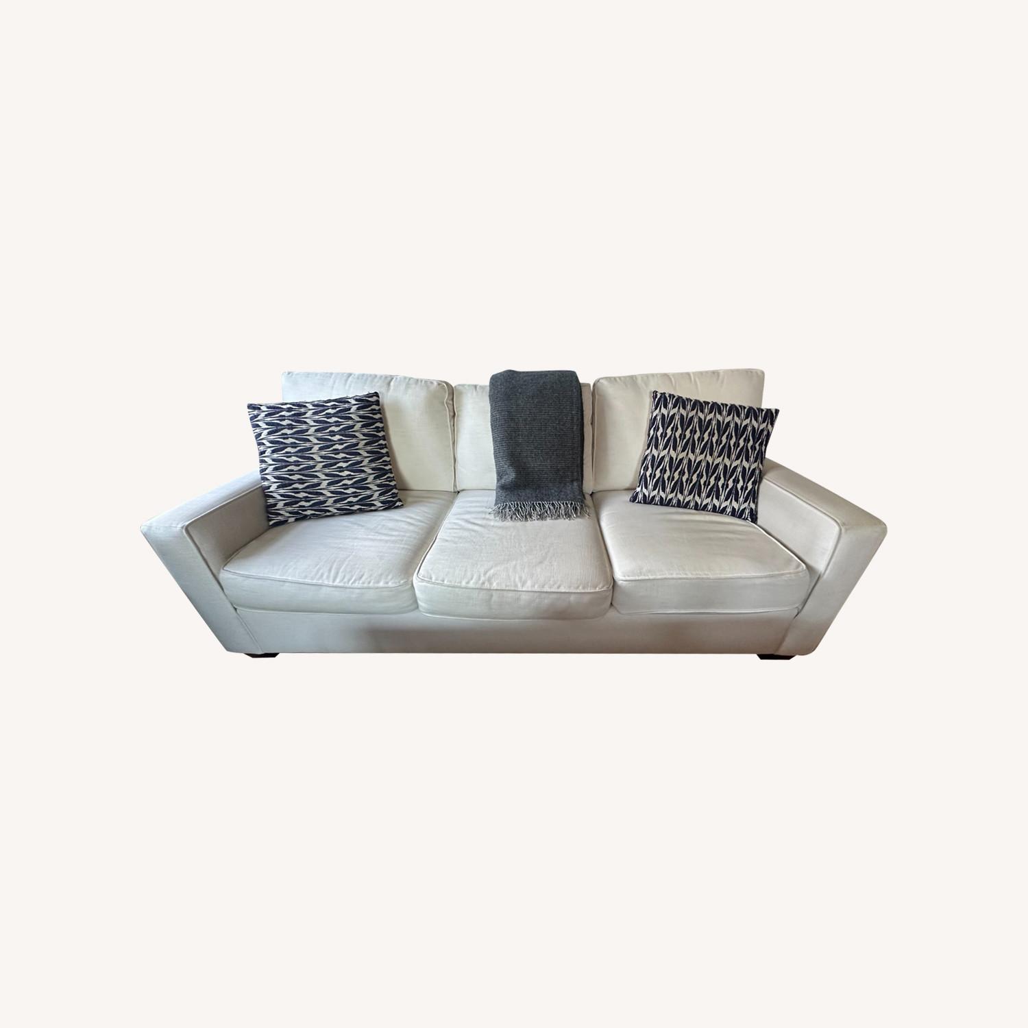 White Pottery Barn Sofa - image-0