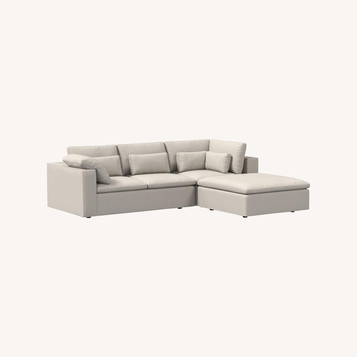 West Elm Harmony Modular 3-Piece Ottoman Sectional - image-0