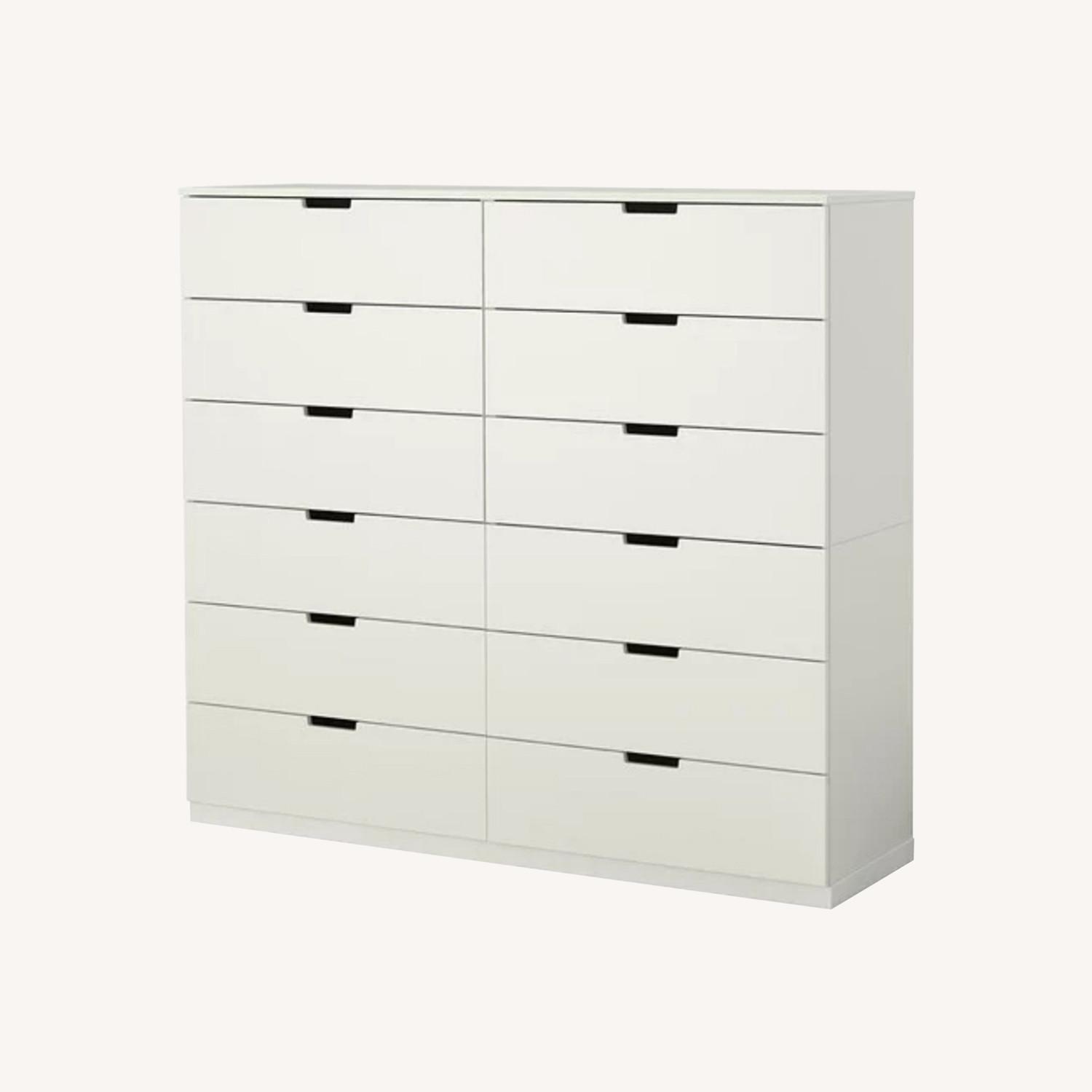 IKEA White NORDLI 12 Drawer Dresser - image-0