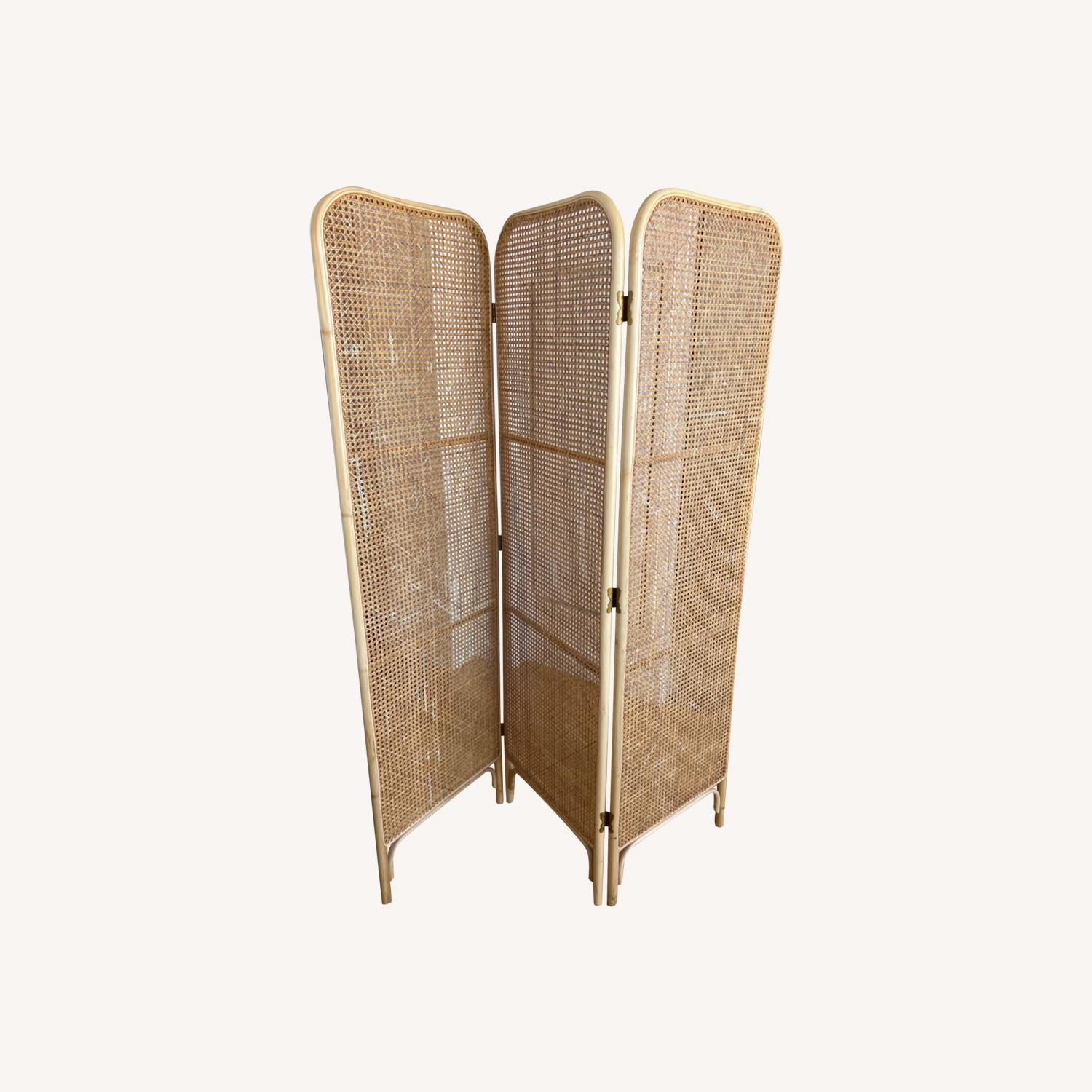 Rattan Room Divider - image-0