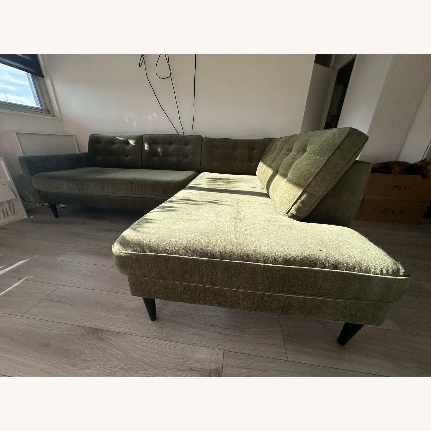 West Elm Drake Sofa w Chaise - image-5