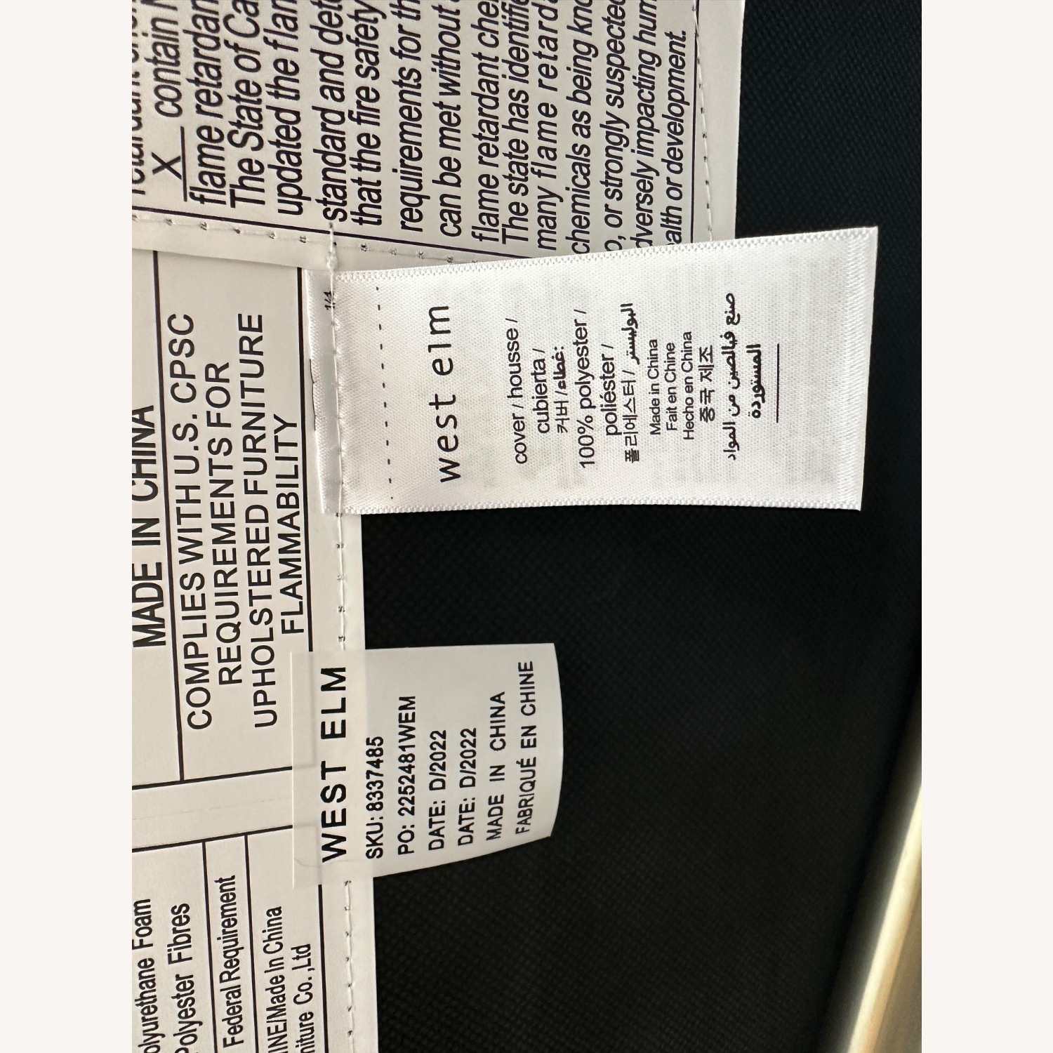 West Elm Drake Sofa w Chaise - image-2